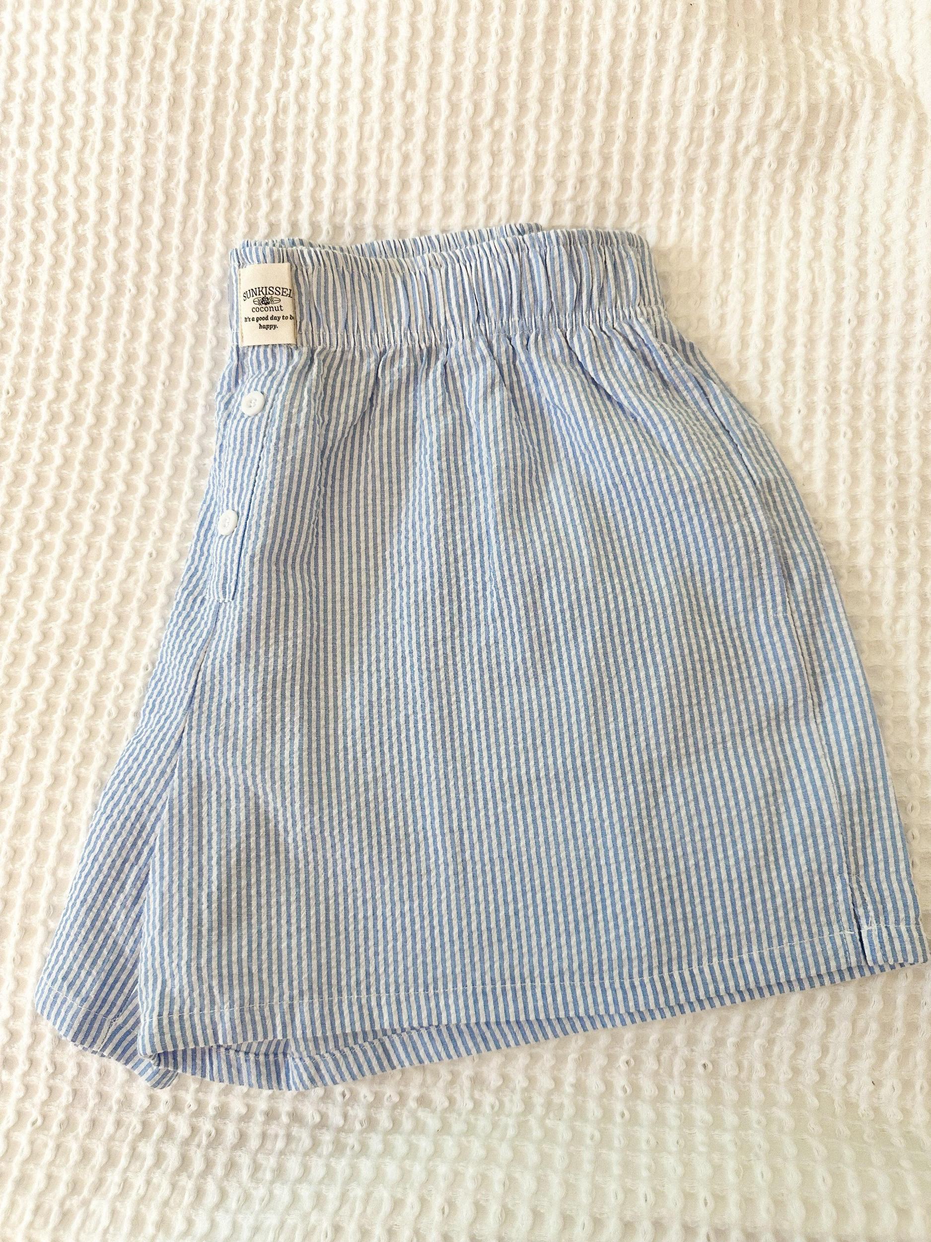 Blue Stripes Everyday Boxer Shorts Product Image