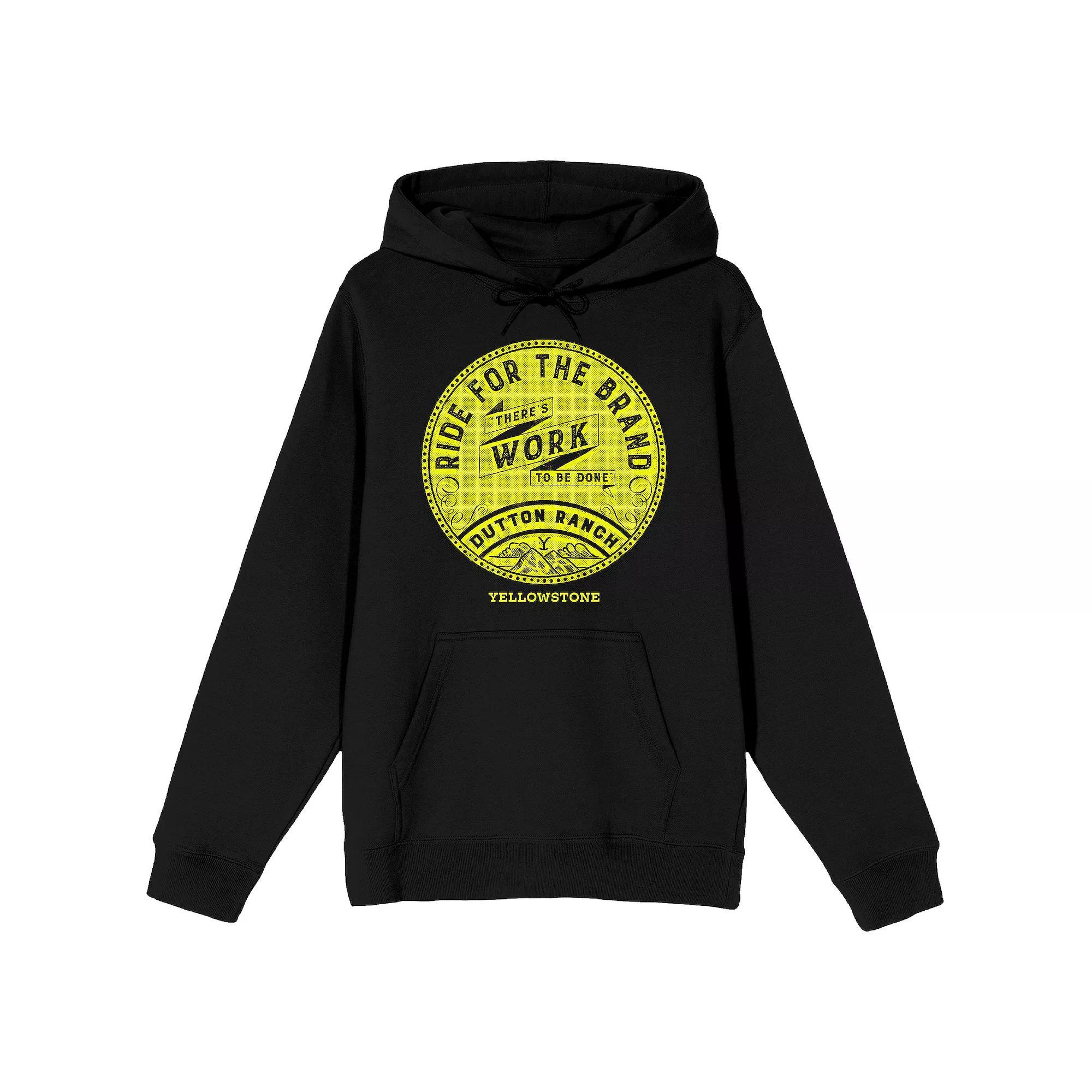 Men's Yellowstone Ride For Brand Hoodie, Size: XL, Black Product Image