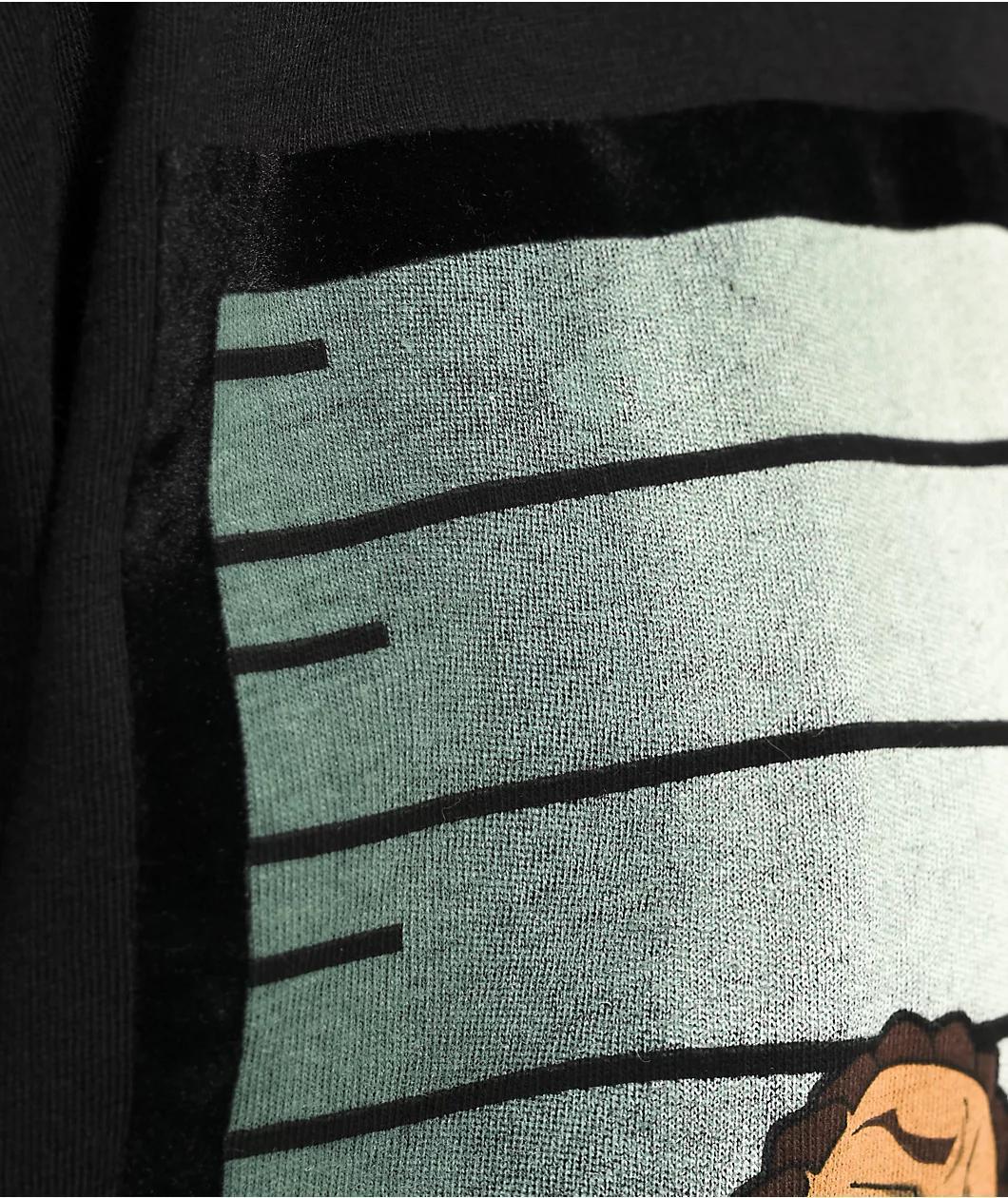 The Boondocks Mugshot Black T-Shirt Product Image