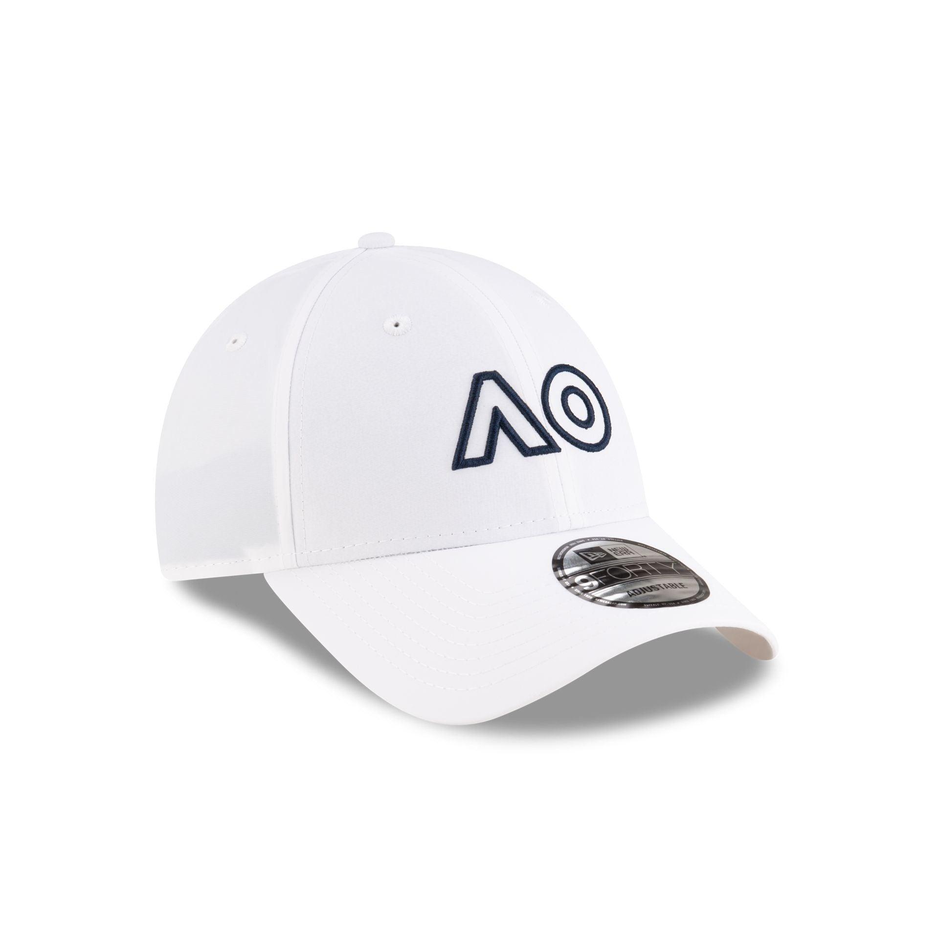 2025 Australian Open Core Outline White 9FORTY Adjustable Hat Male Product Image