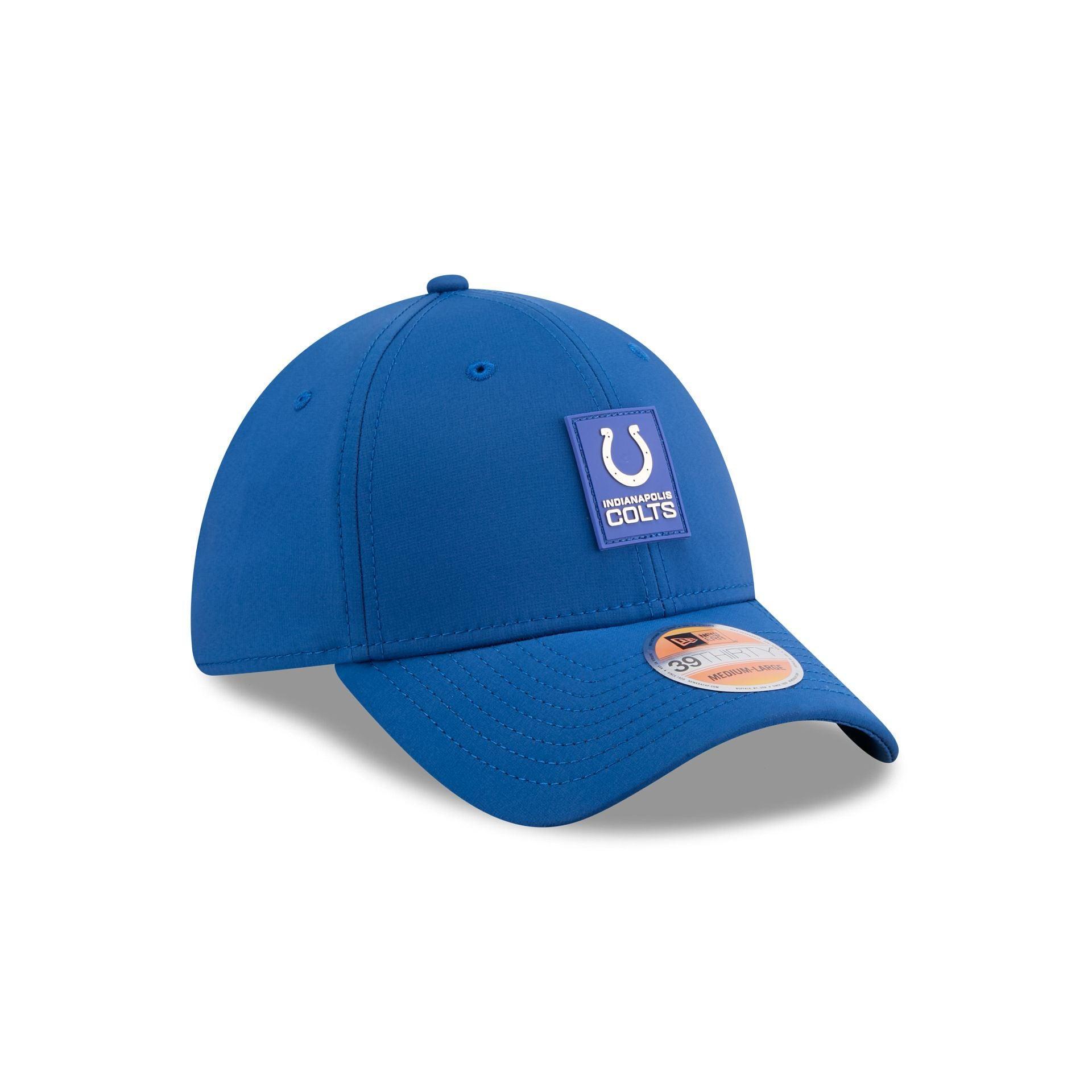 Indianapolis Colts 2025 Sideline Hot Weather 39THIRTY Stretch Fit Hat Male Product Image