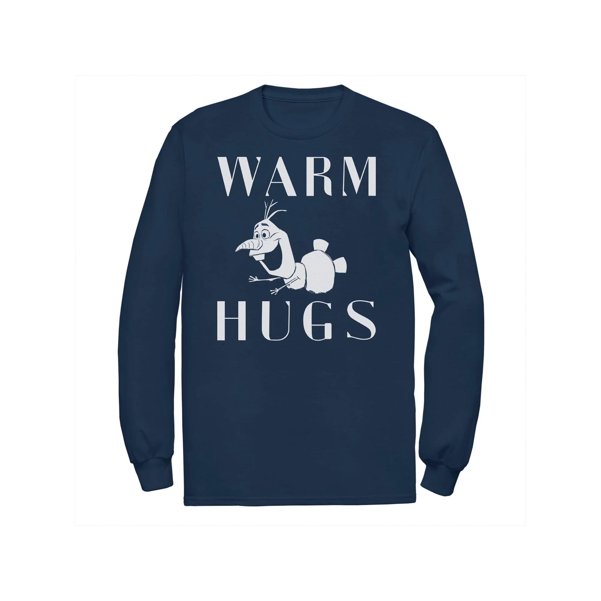 Disney's Frozen Olaf Men's Warm Hugs Tee, Size: XXL, Blue Product Image