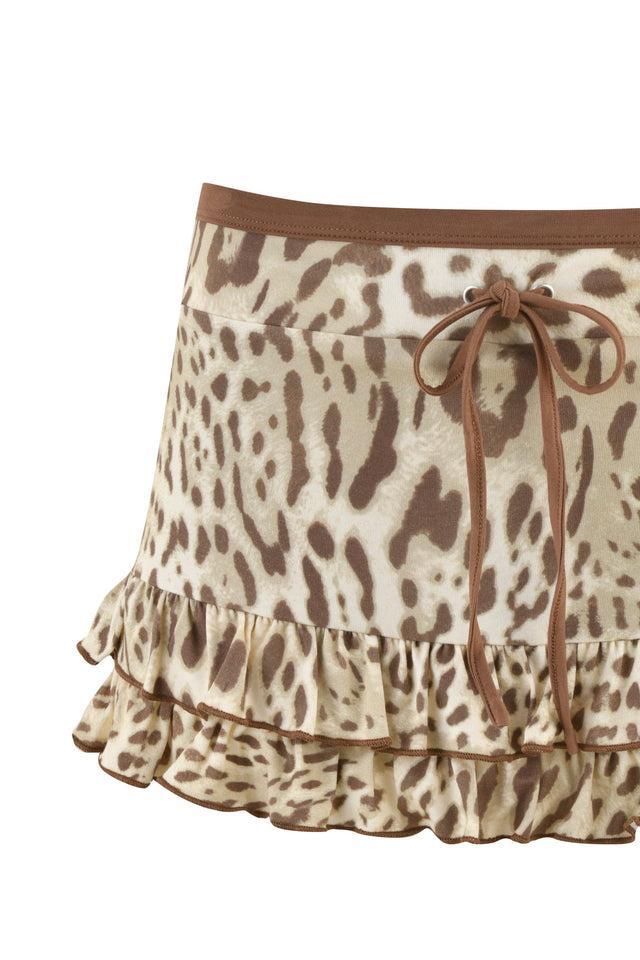 MICHELLE BOOB TUBE - NEUTRAL : LEOPARD LIMBO Product Image
