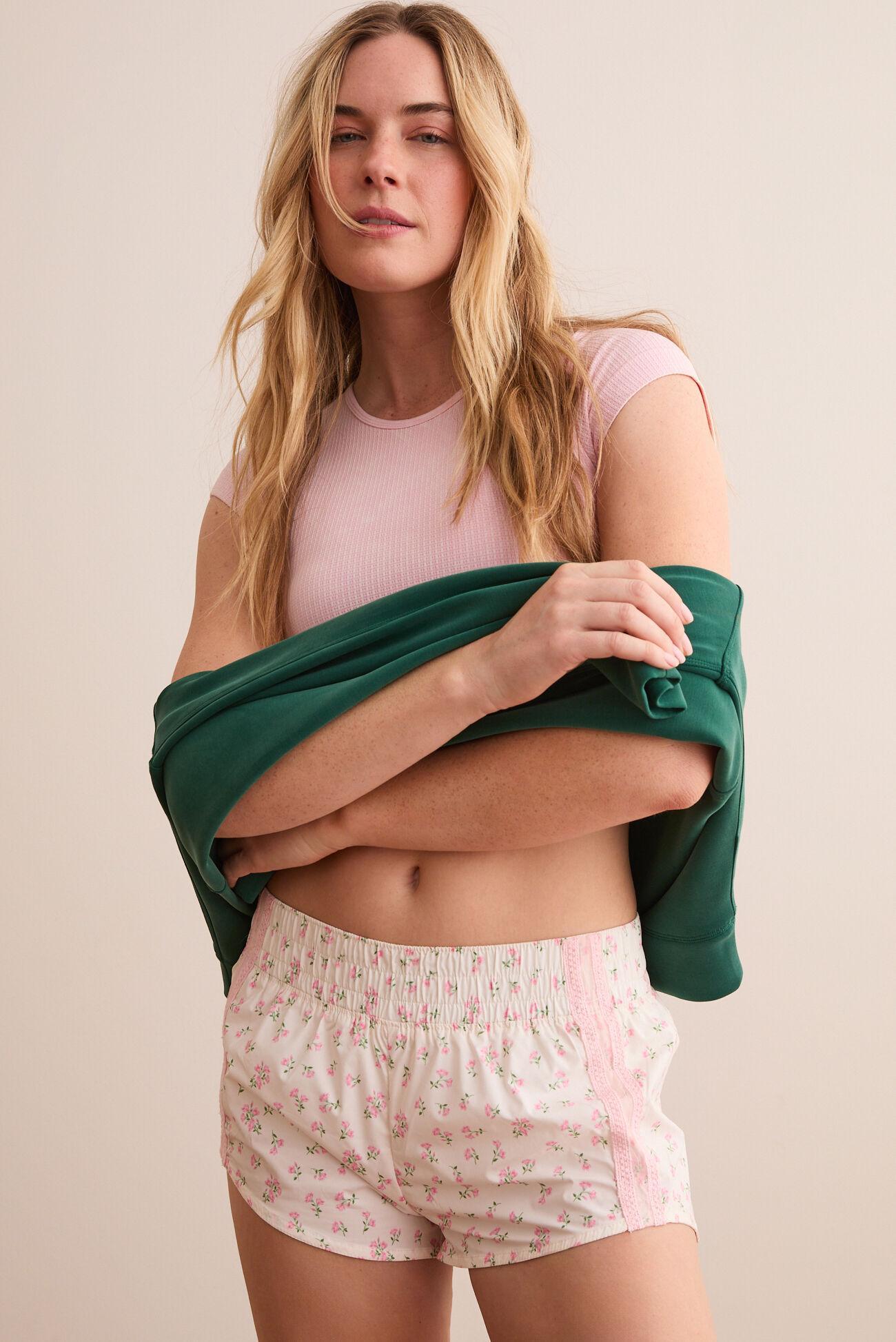 Easy Goes Floral Lace Shorts Product Image