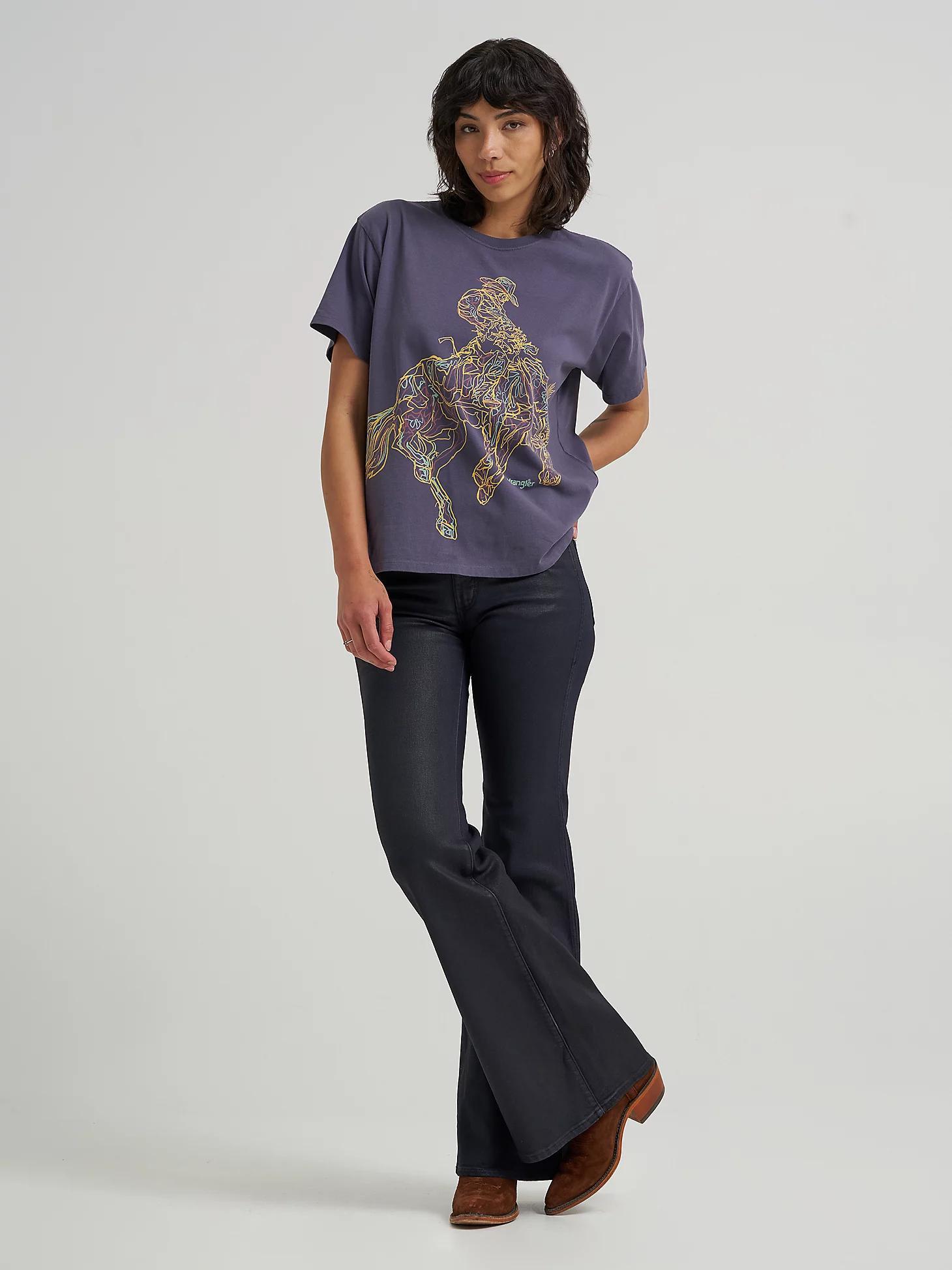 Women's Rodeo Horse Graphic Tee | Women's TOPS | Wrangler® Product Image