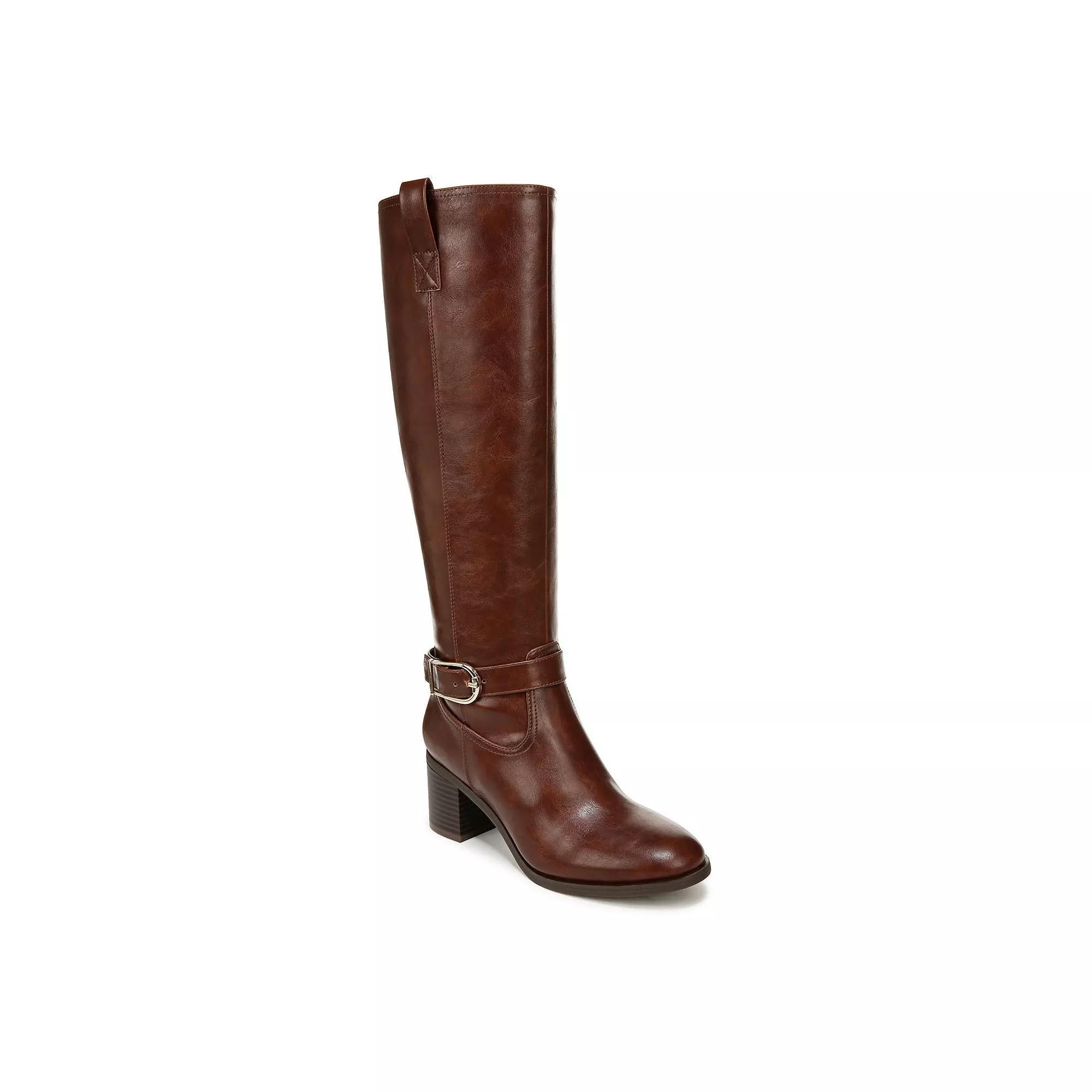 LifeStride Legend Women's Tall Heeled Riding Boots in Regular and Wide Calf, Size: 8.5, Brown Product Image