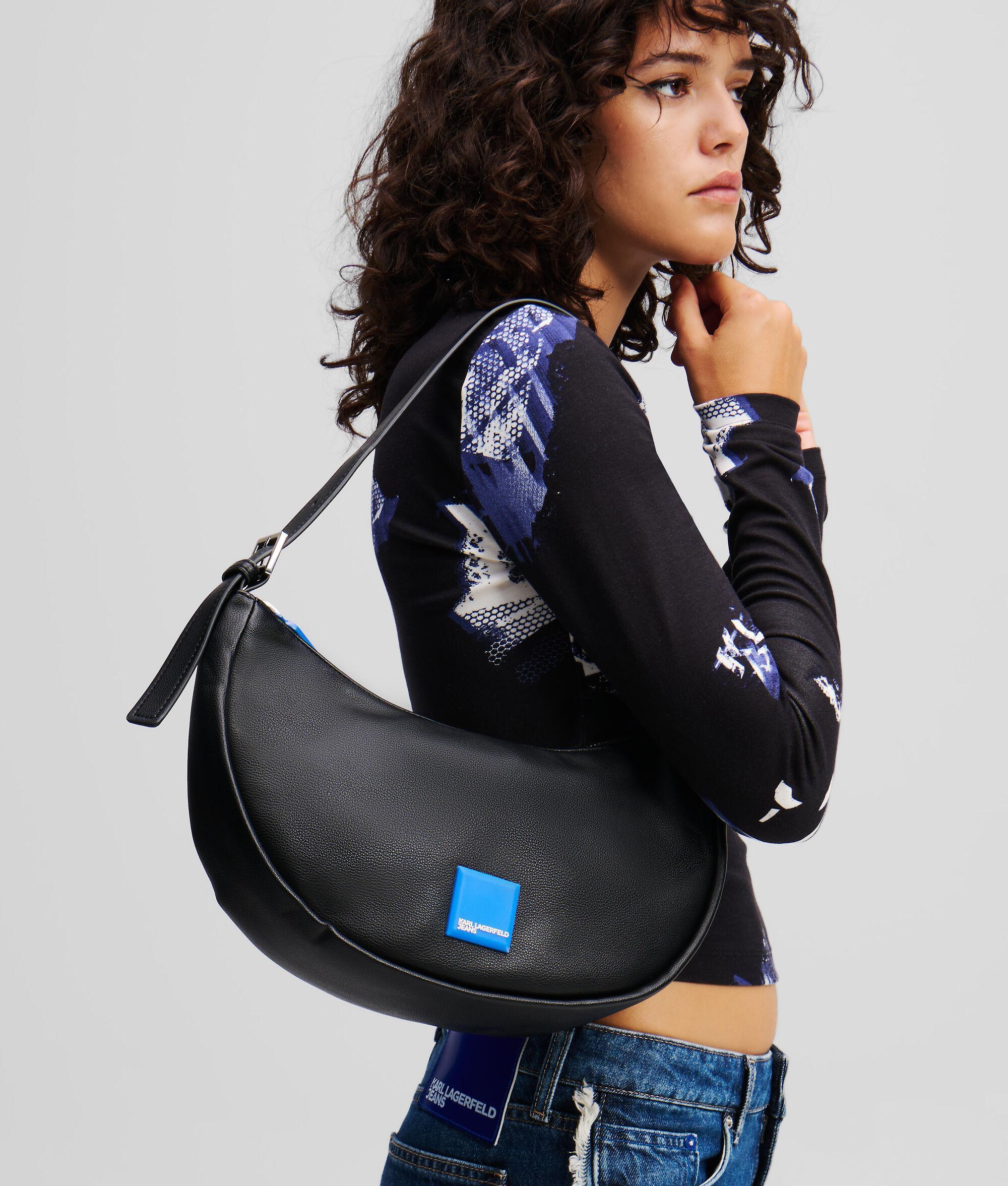 KLJ BOX LOGO HALF-MOON SHOULDER BAG Product Image