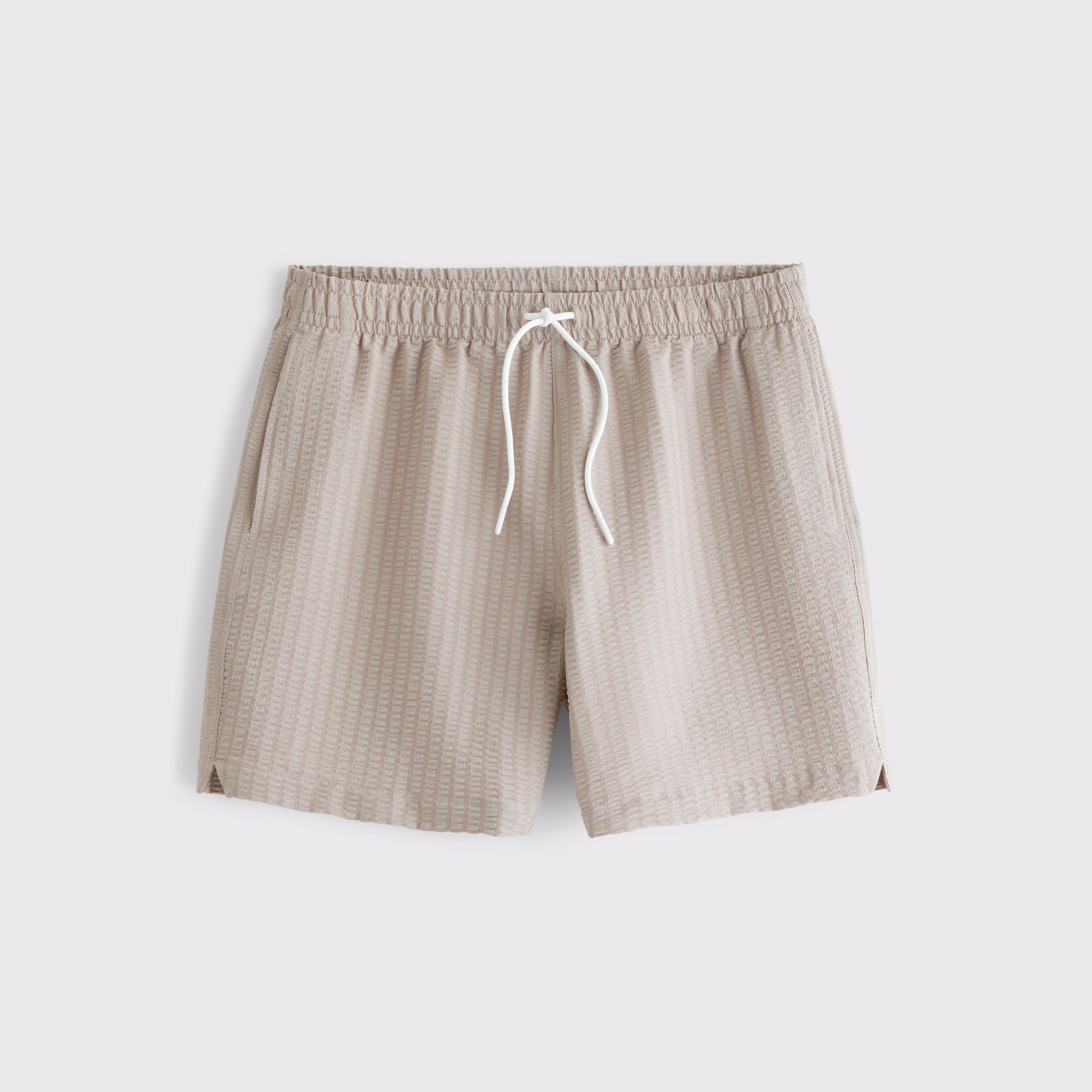 Pull-On Seersucker Swim Trunk Product Image