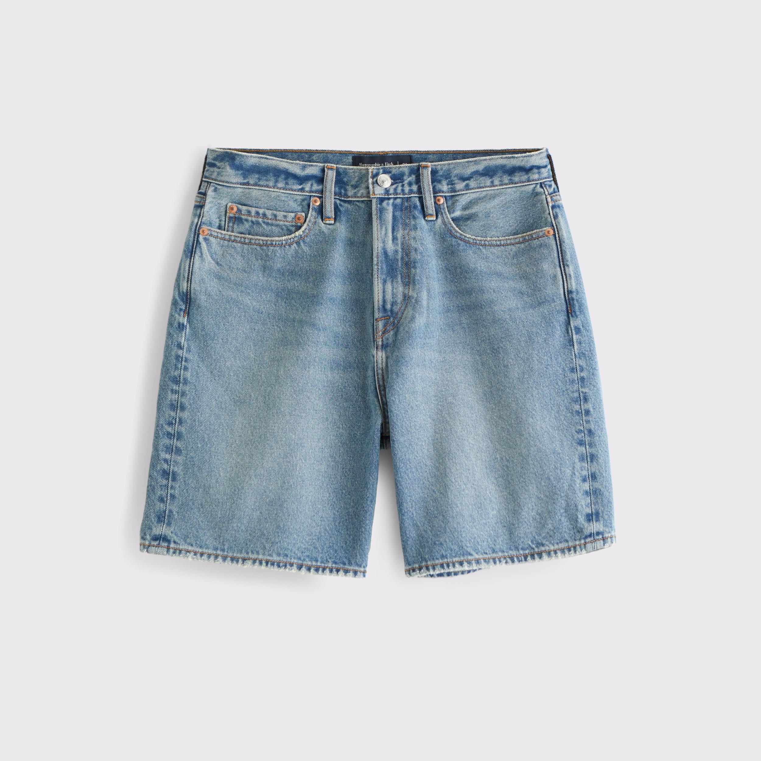 Loose Denim Short Product Image