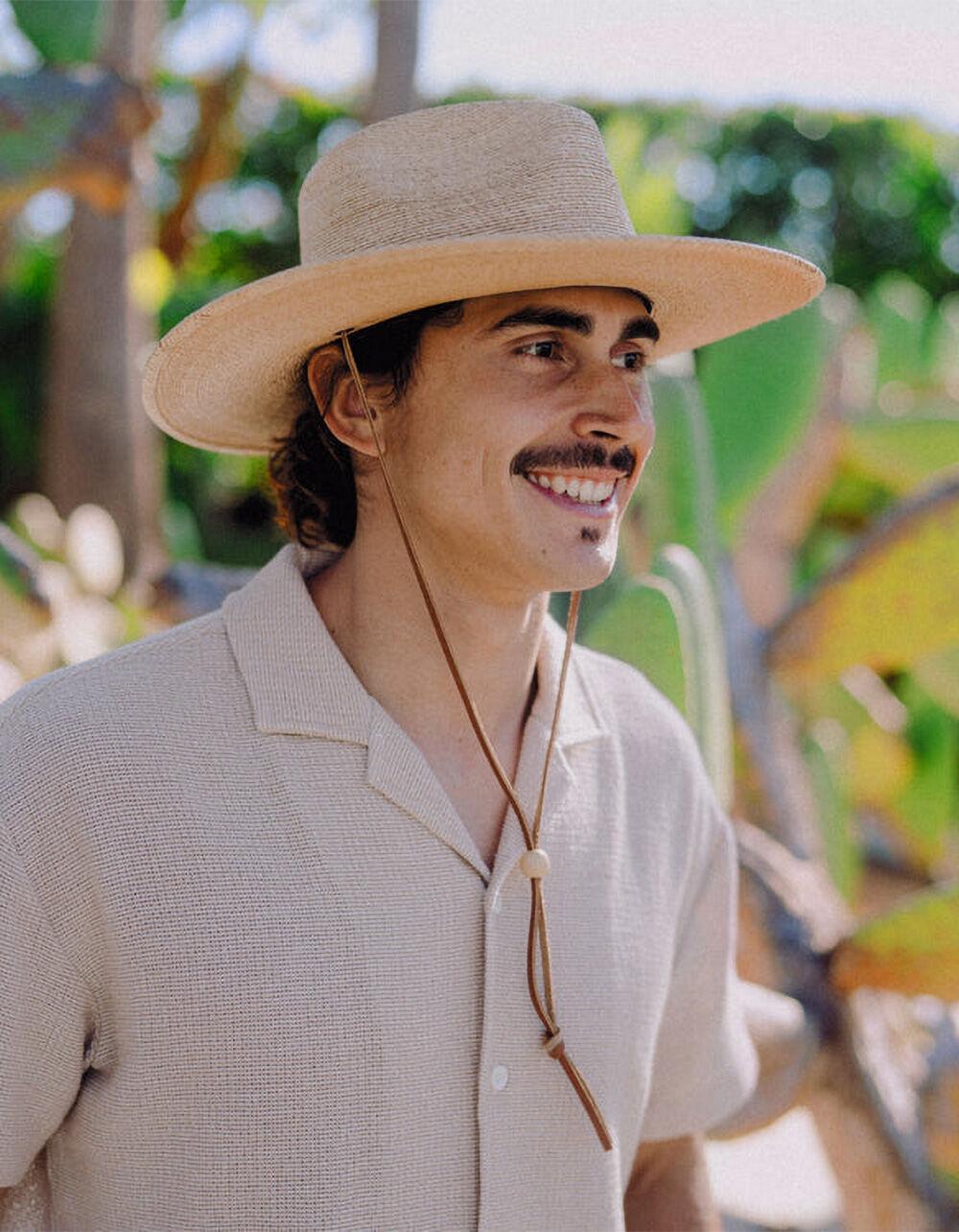 HEMLOCK HAT CO. Bruma Cowboy Straw Hat - LIGHT TAN Product Image