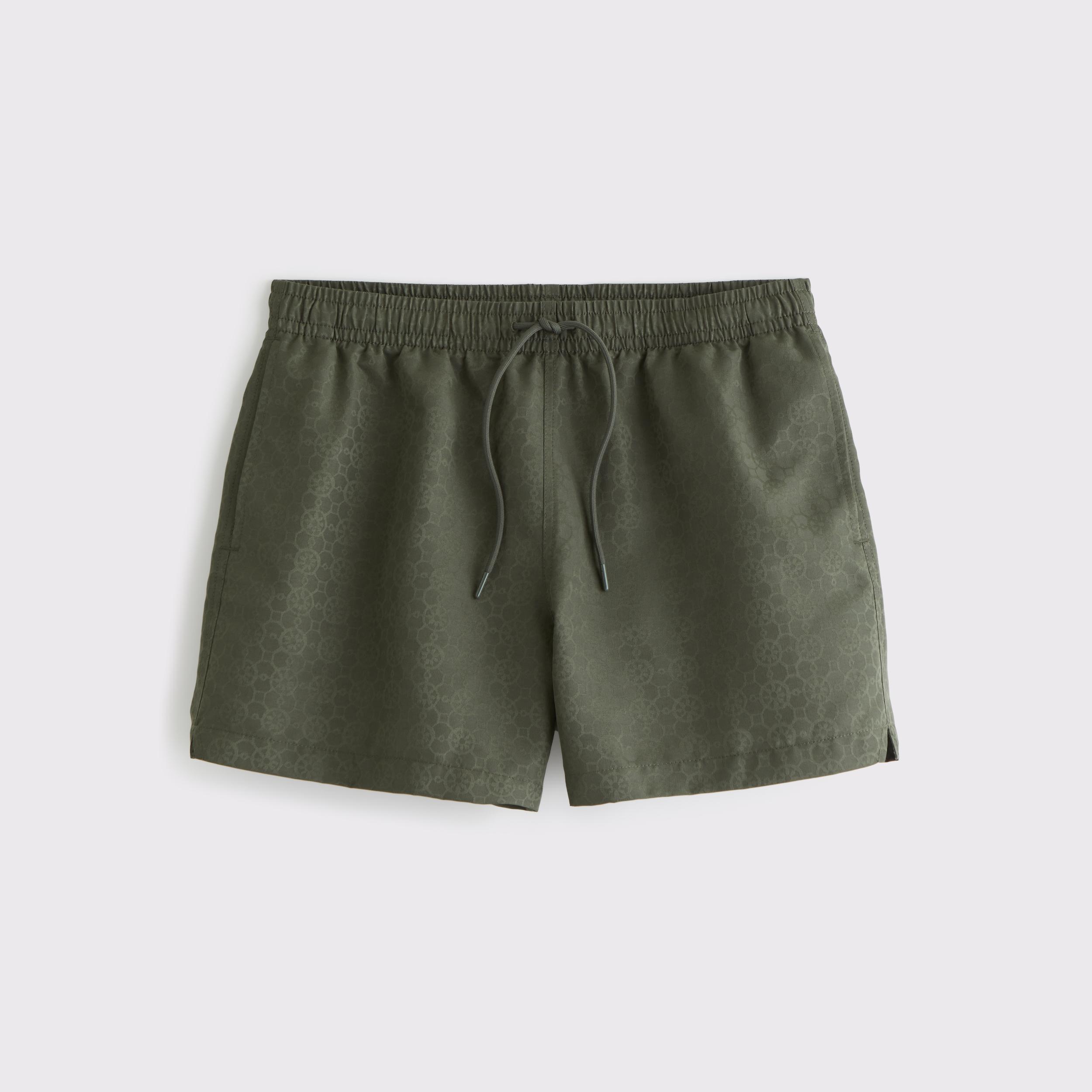 Pull-On Micro-Seersucker Swim Trunk Product Image