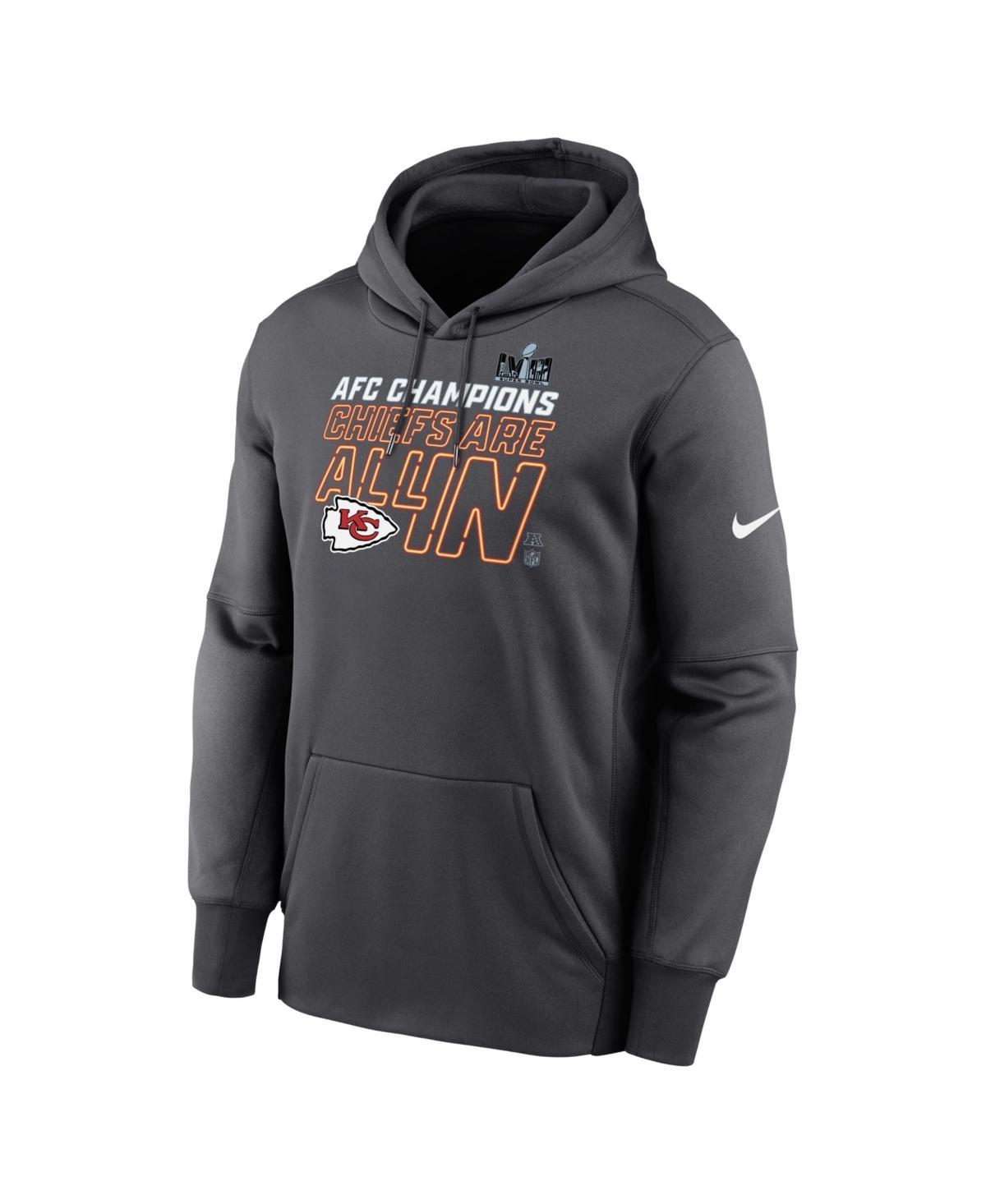 Mens Nike Kansas City Chiefs 2023 NFL Conference Champions - Trophy Collection Hoodie Product Image
