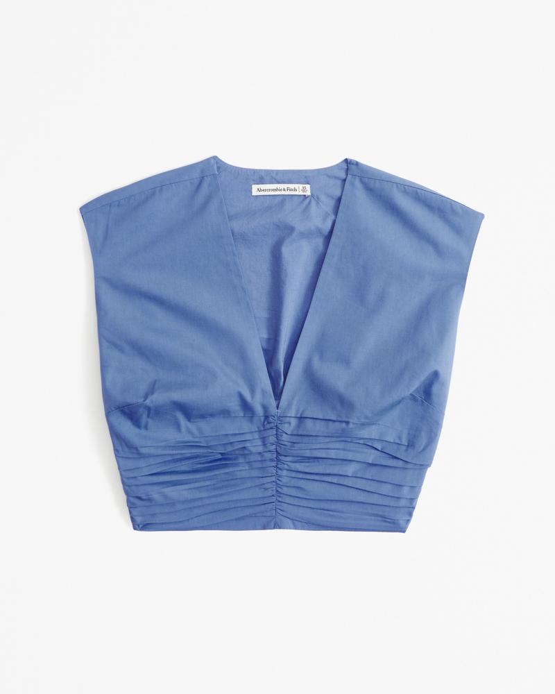 Poplin Plunge Set Top Product Image