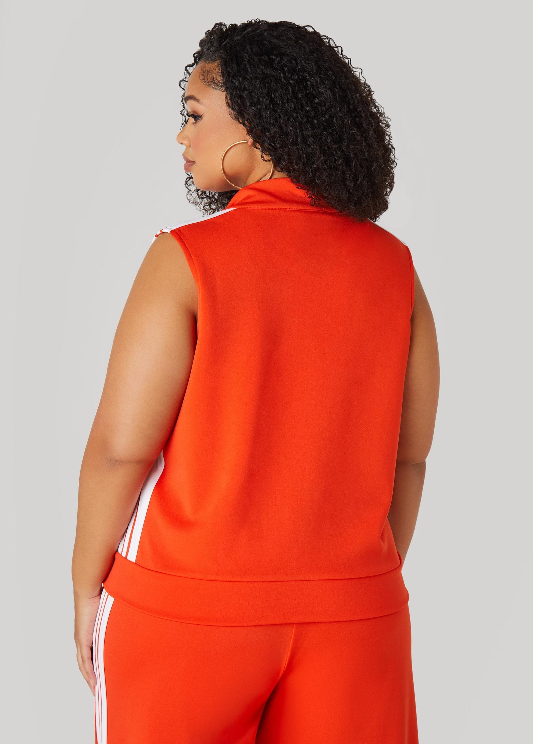 Striped Track Vest Product Image