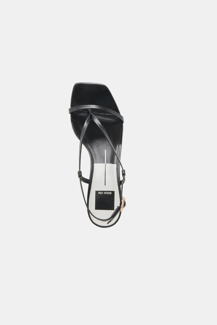 Laury Heels - Black Leather Product Image