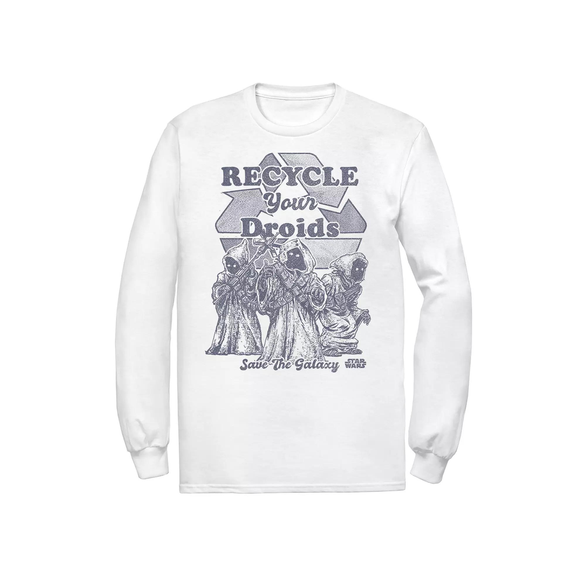 Men's Star Wars Jawas "Recycle Your Droids" Graphic Tee, Size: Large, Athletic Grey Product Image