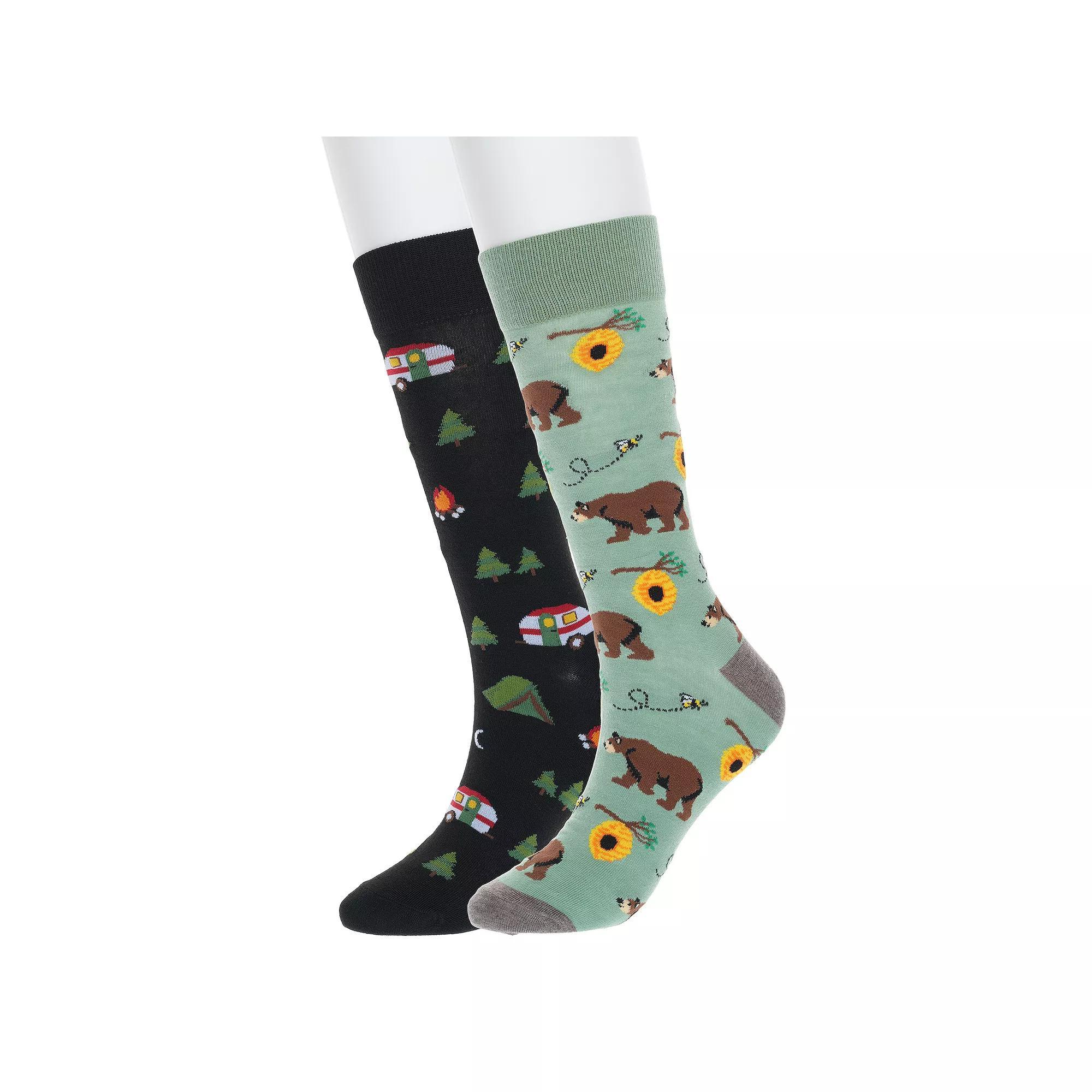 Mens Twisted Toes 2-Pack Novelty Socks Product Image