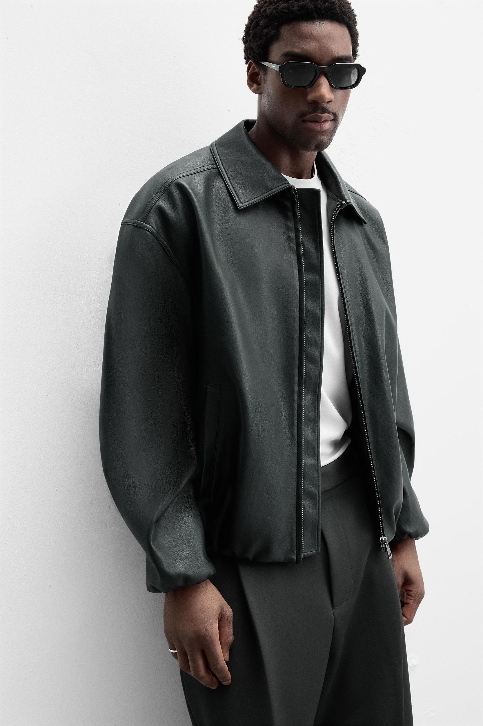 FAUX LEATHER JACKET Product Image