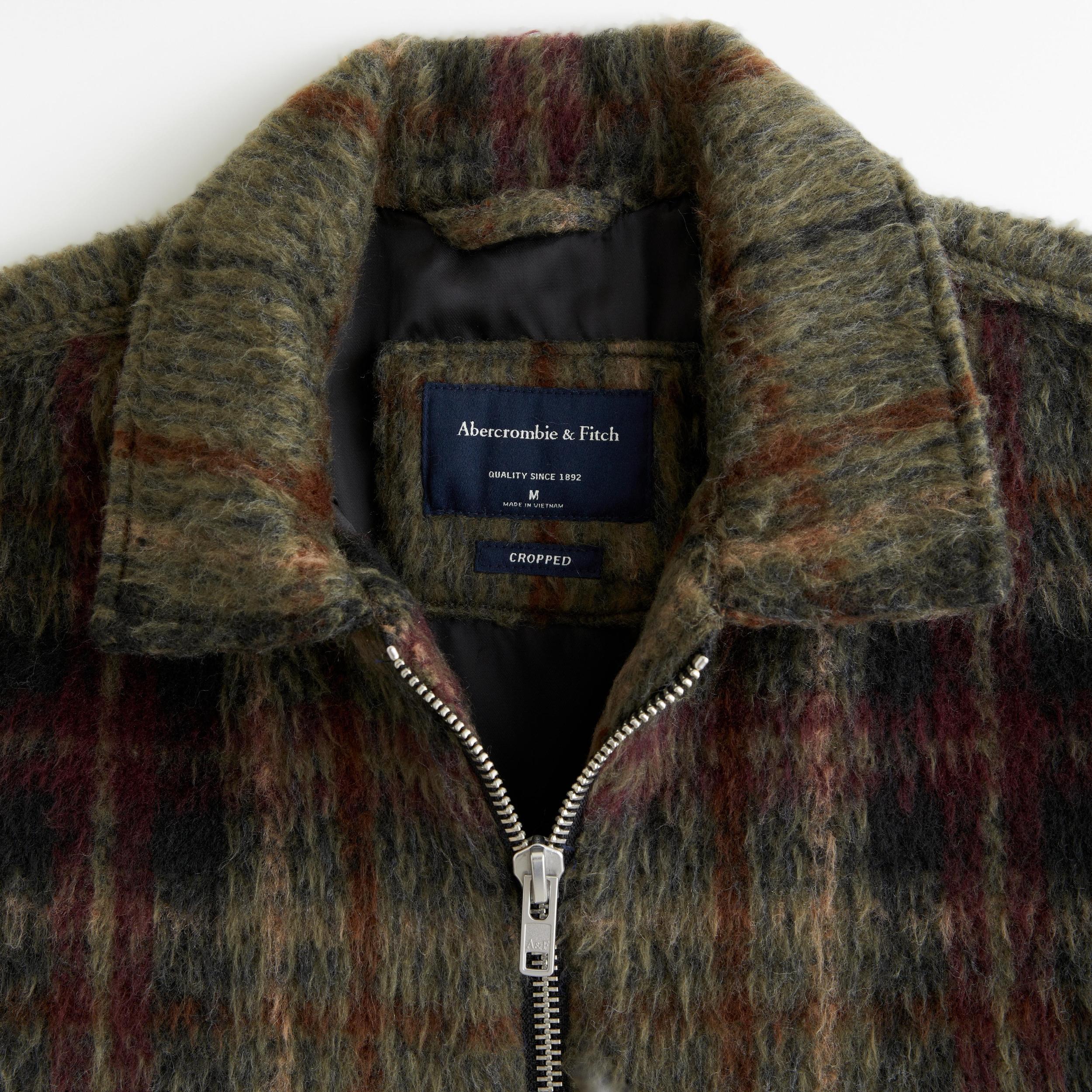 Cropped Dressy Zip Jacket Product Image
