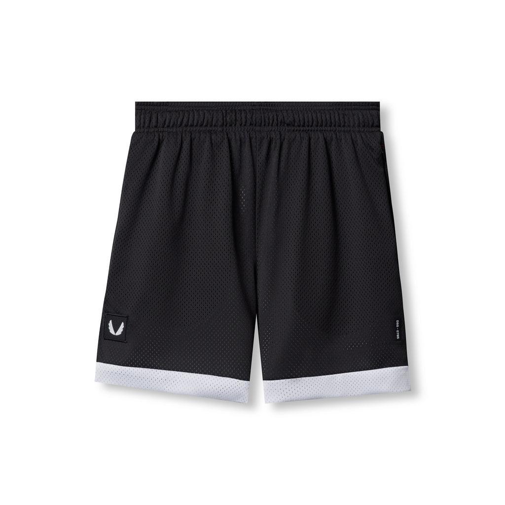 0795. SilverPlus™ Mesh Reversible Short  - Black/White Product Image