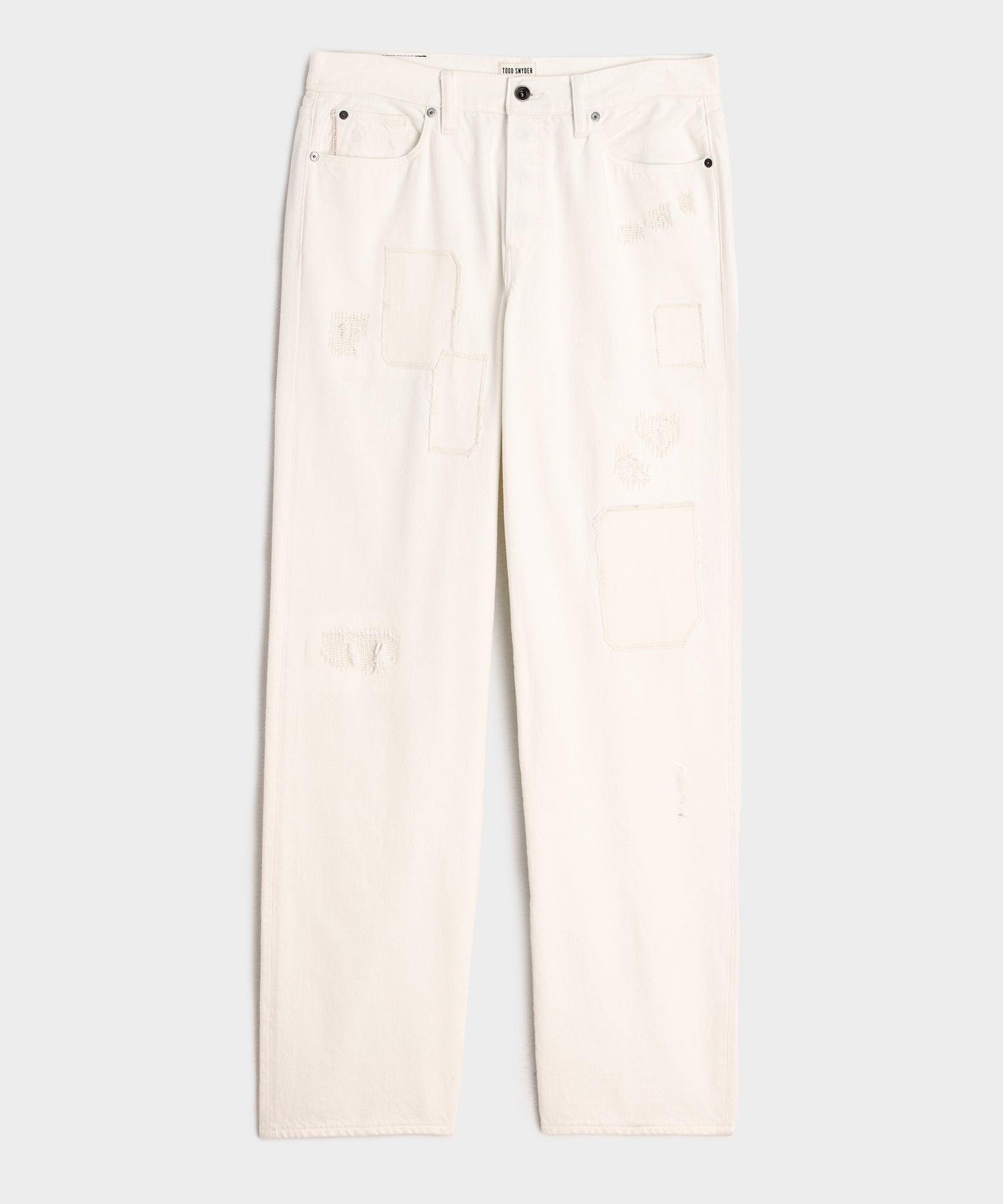 Relaxed Distressed Selvedge Jean Product Image