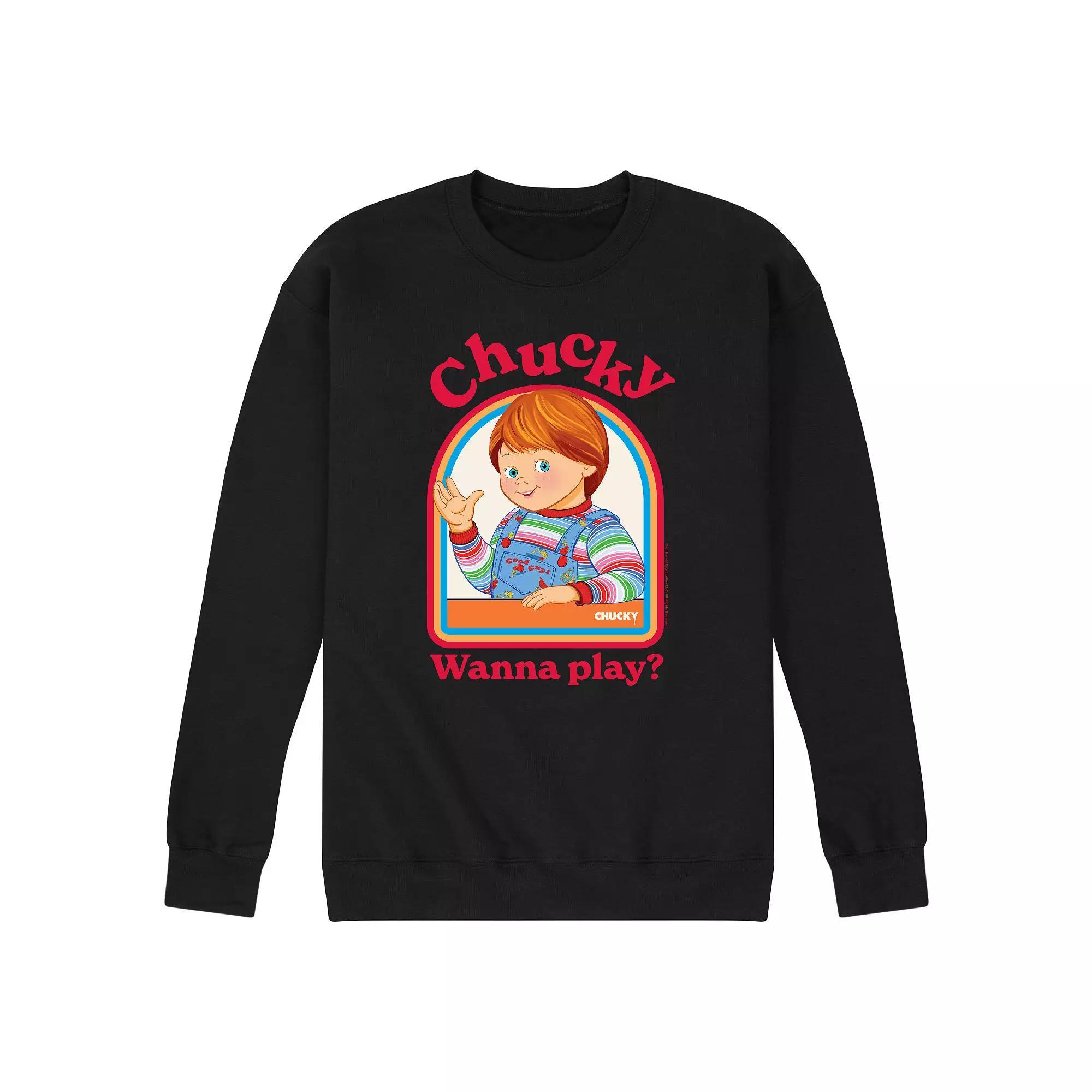 Mens Chucky Wanna Play Fleece Sweatshirt Product Image