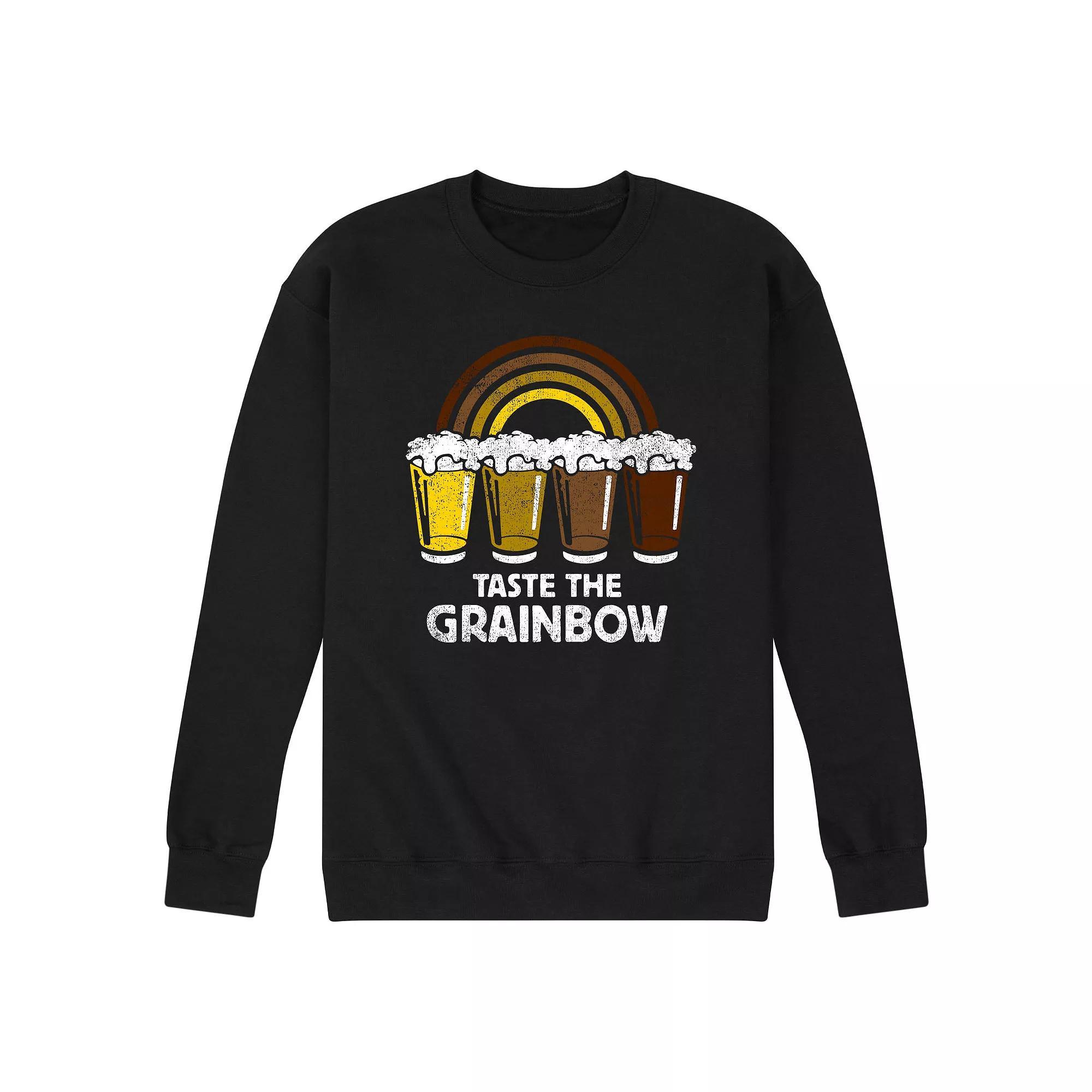Mens Taste the Grainbow Beer Graphic Sweatshirt Product Image