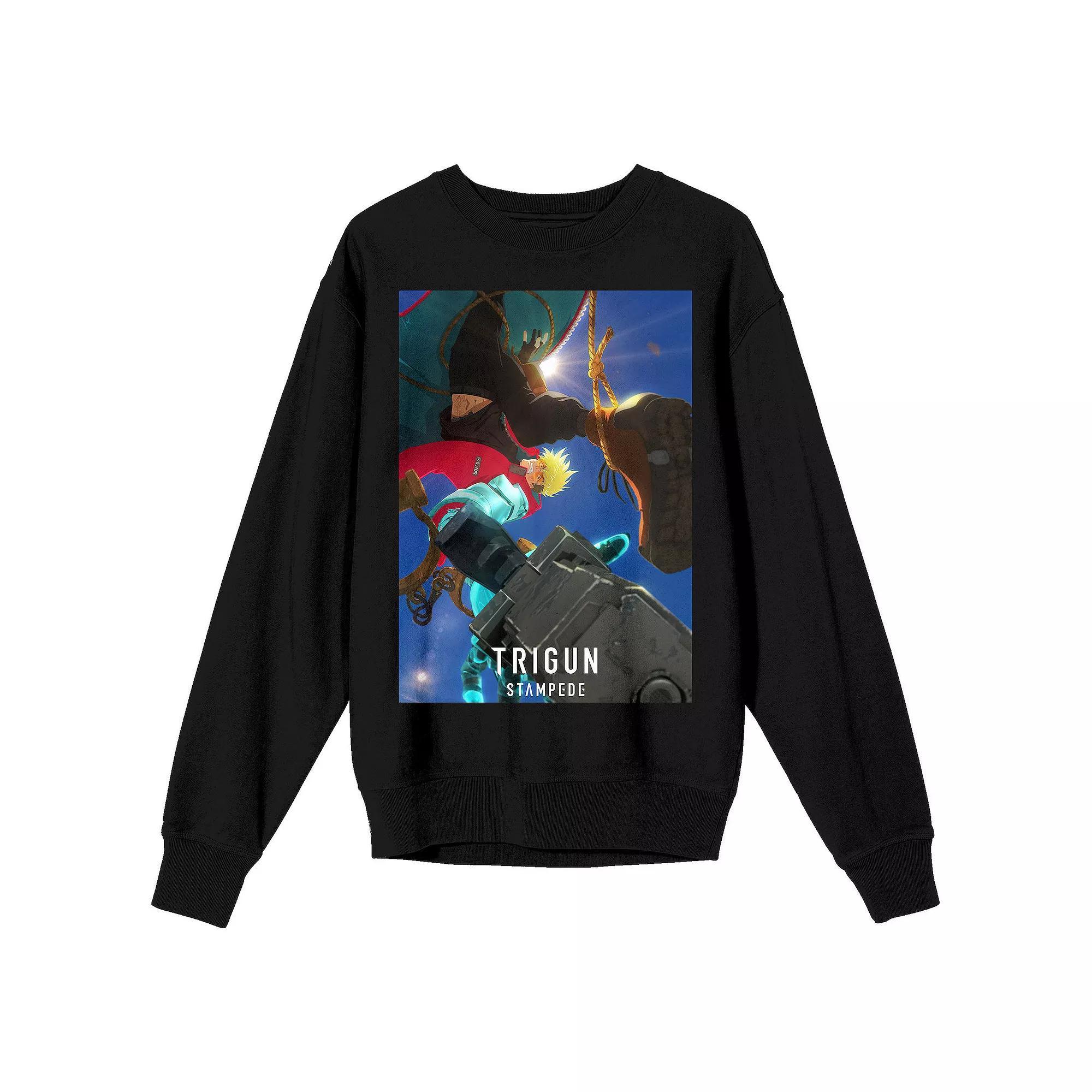 Men's Trigun Stampede Long Sleeve Graphic Tee, Size: XL, Black Product Image