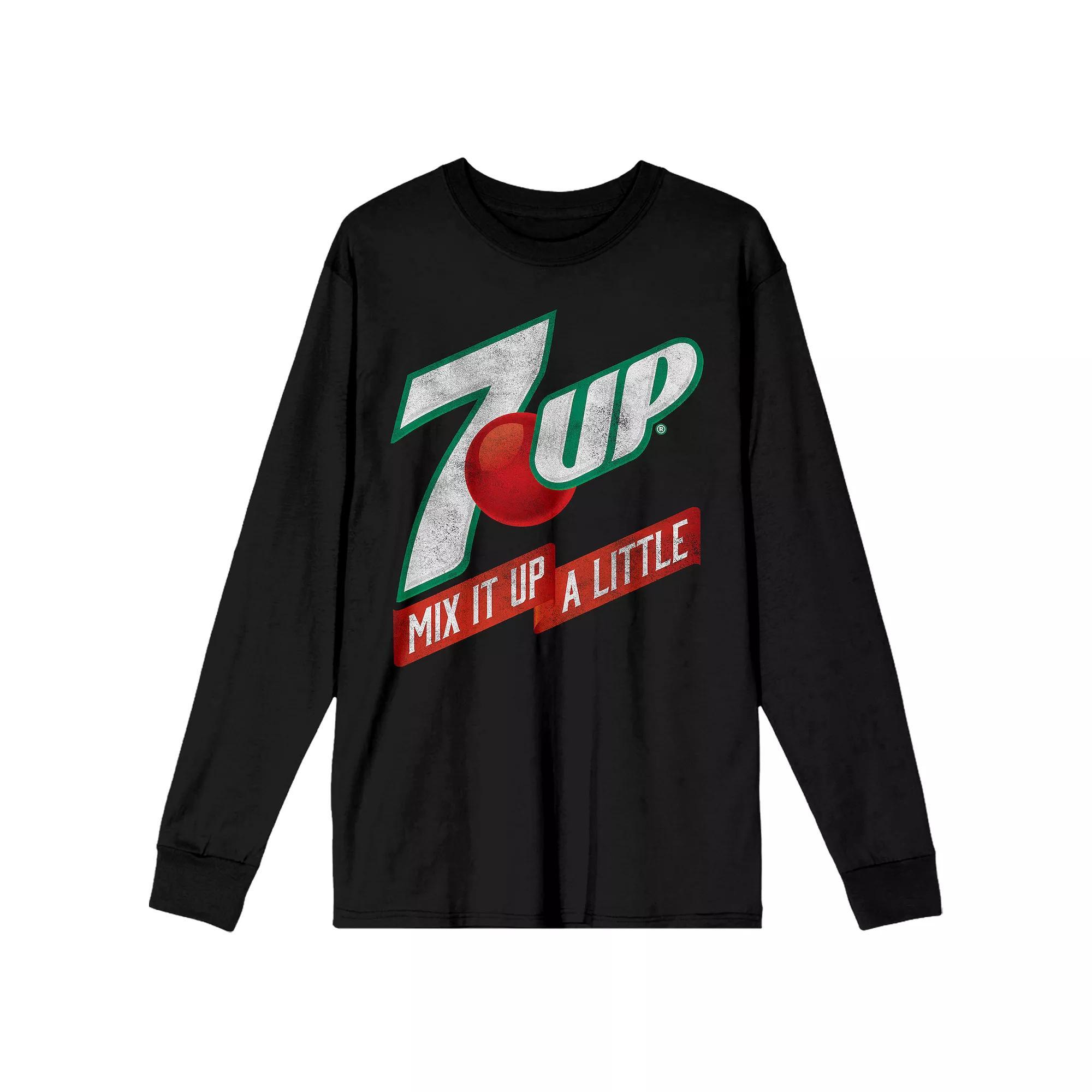 Juniors' 7UP Mix It Up a Little Graphic Sweatshirt, Women's, Size: Medium, Black Product Image