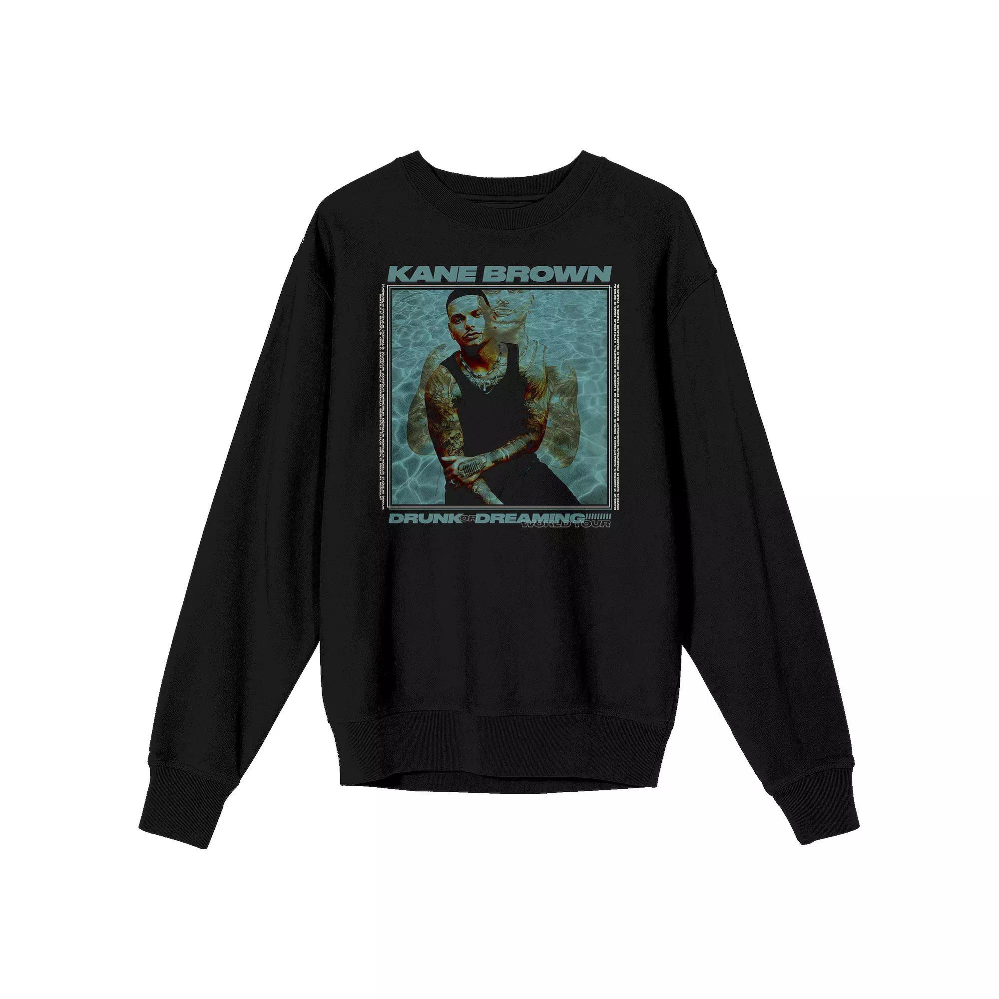 Men's Kane Brown Drunk or Dreaming Long Sleeve Graphic Tee, Size: XL, Black Product Image