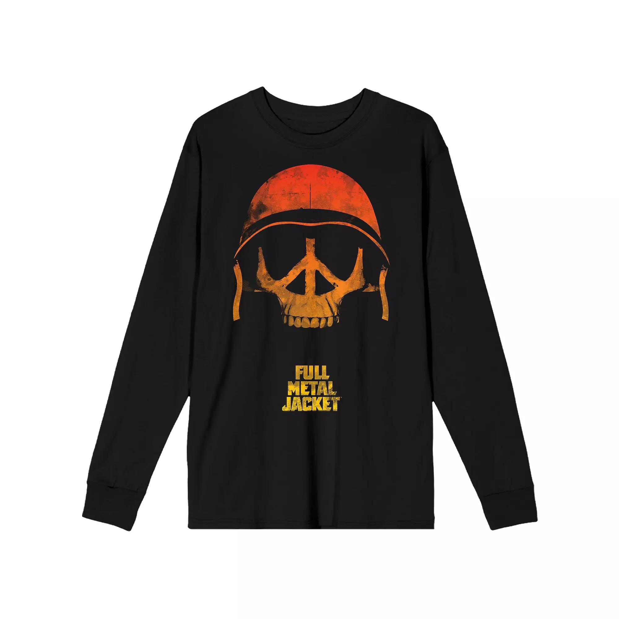 Men's Full Metal Jacket Skull Graphic Tee, Size: Medium, Black Product Image