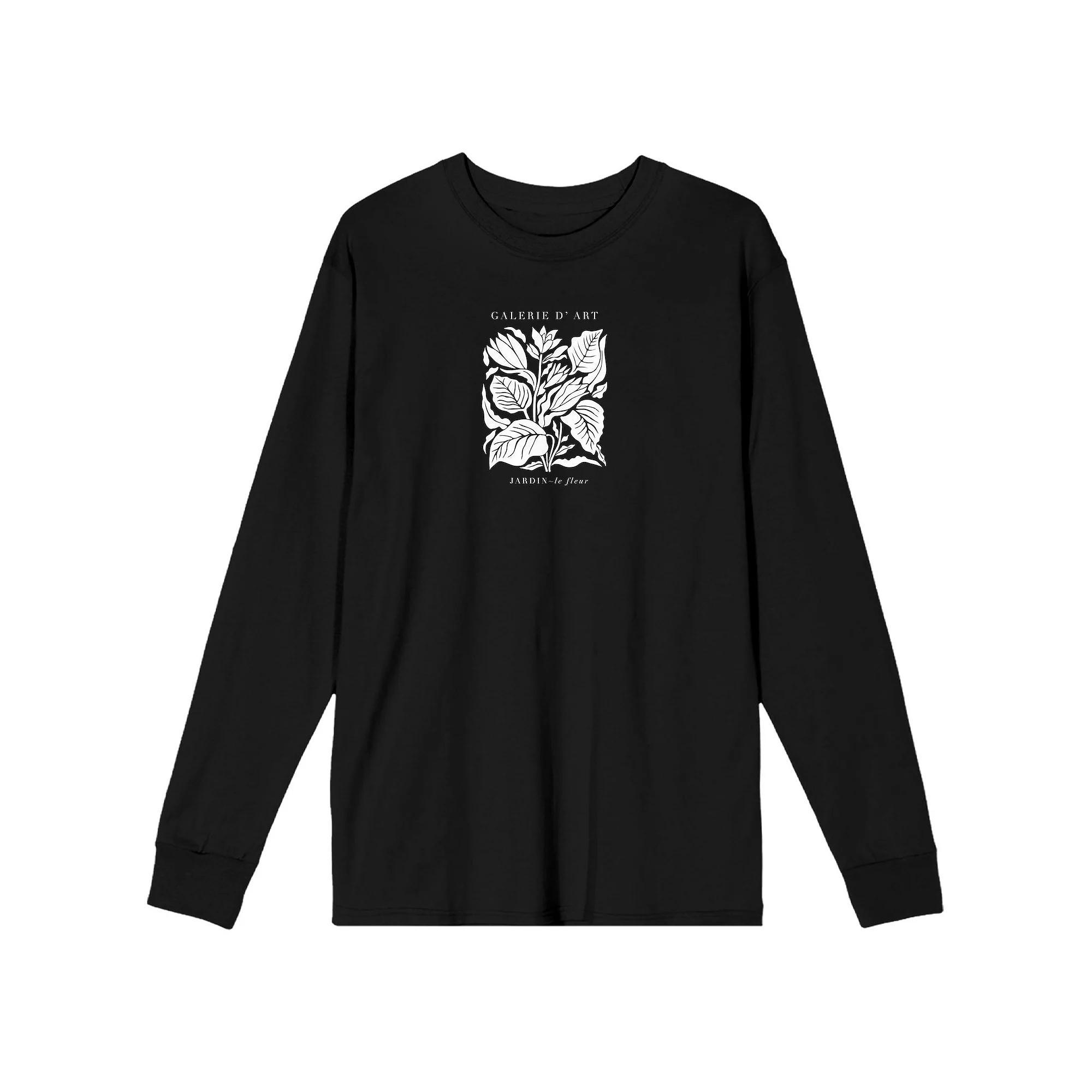 Men's Galerie d'Art Graphic Sweatshirt, Size: XXL, Black Product Image