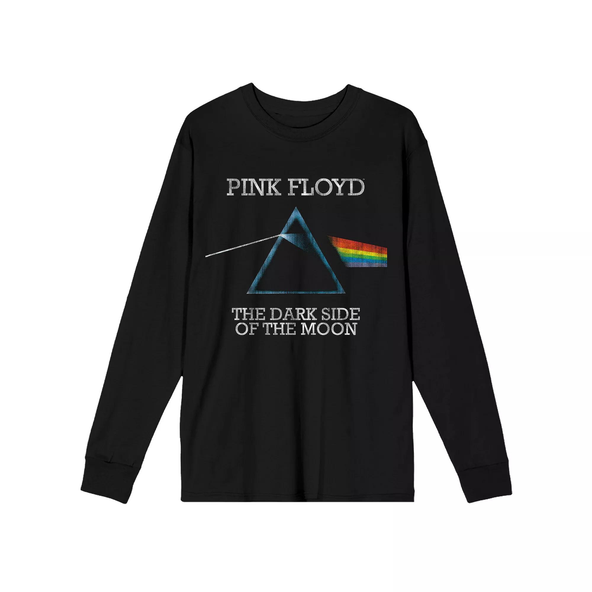 Men's Pink Floyd The Dark Side Of Long Sleeve Tee, Size: Small, Black Product Image