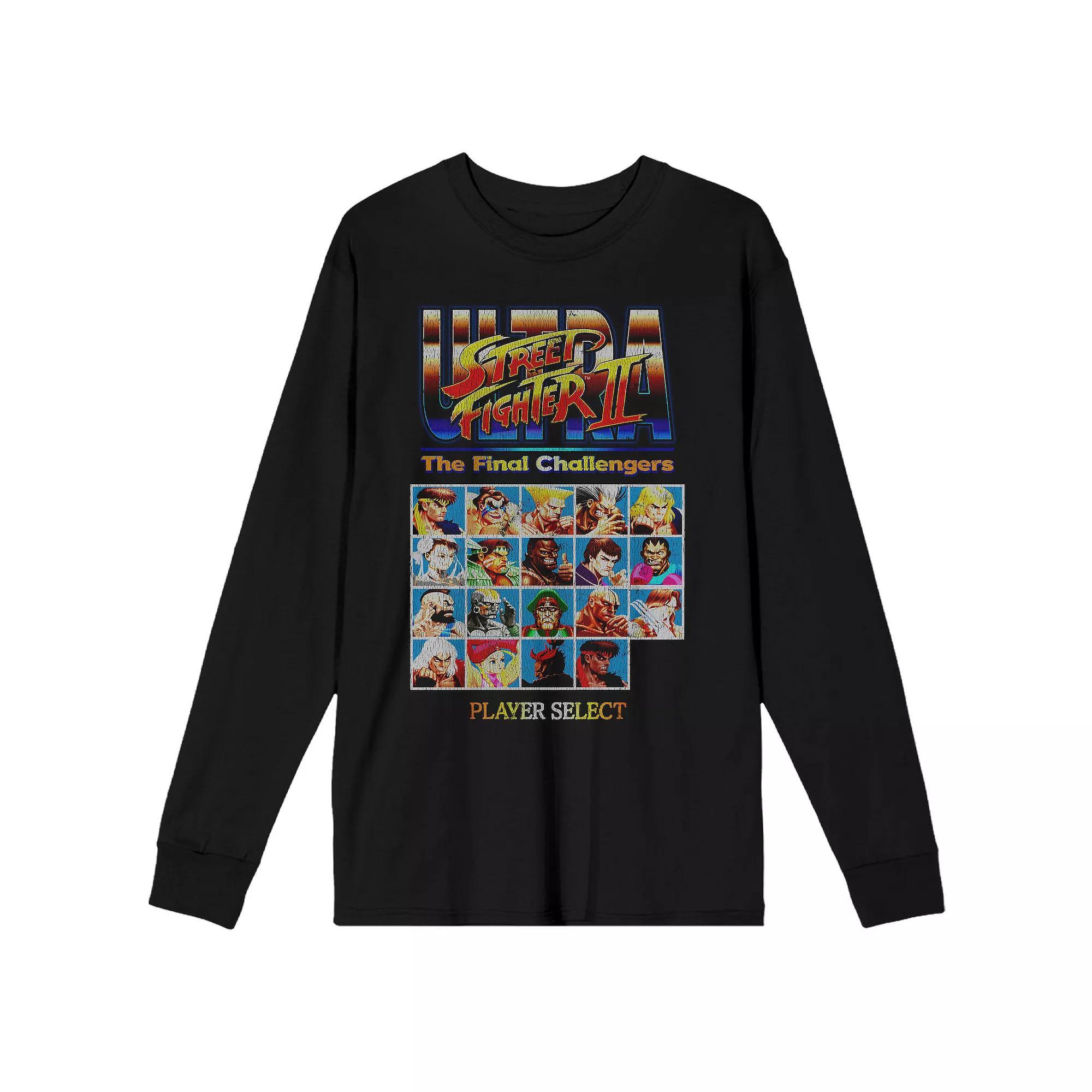 Men's Street Fighter Final Tee, Size: Medium, Black Product Image