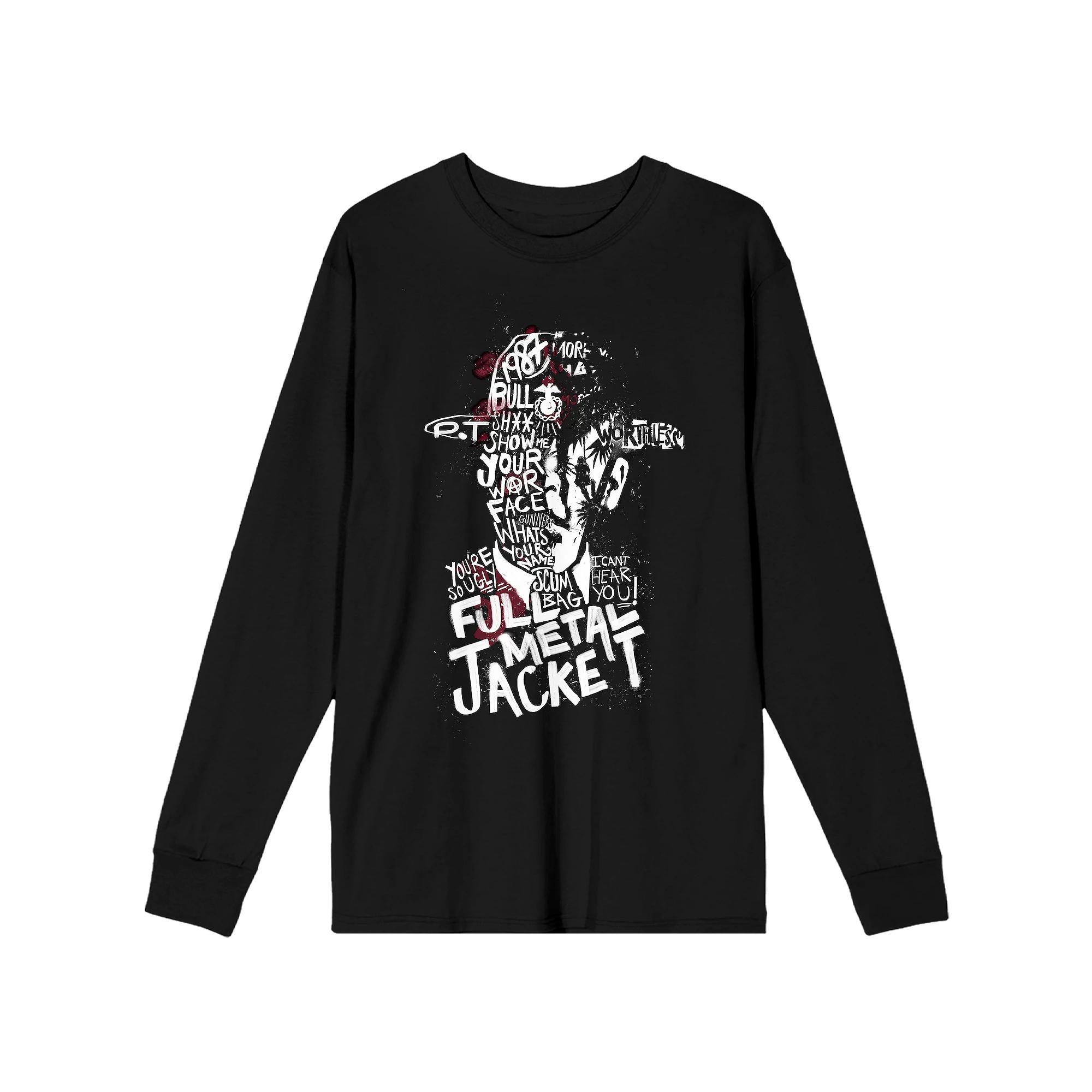 Men's Full Metal Jacket Show Me Graphic Tee, Size: Large, Black Product Image