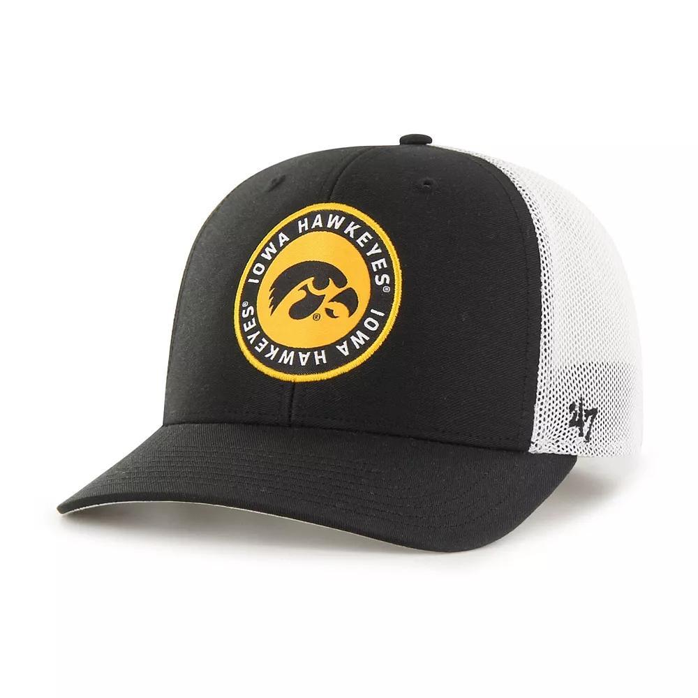 Men's '47 Black Iowa Hawkeyes Unveil Trophy Flex Hat, Size: Small/Medium Product Image