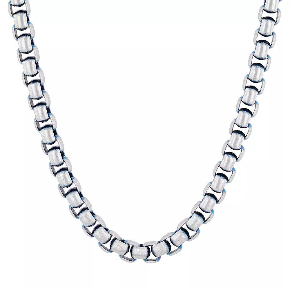 Steel Nation Men's Stainless Steel Square Link Chain Necklace, Size: 8.5", Silver Product Image