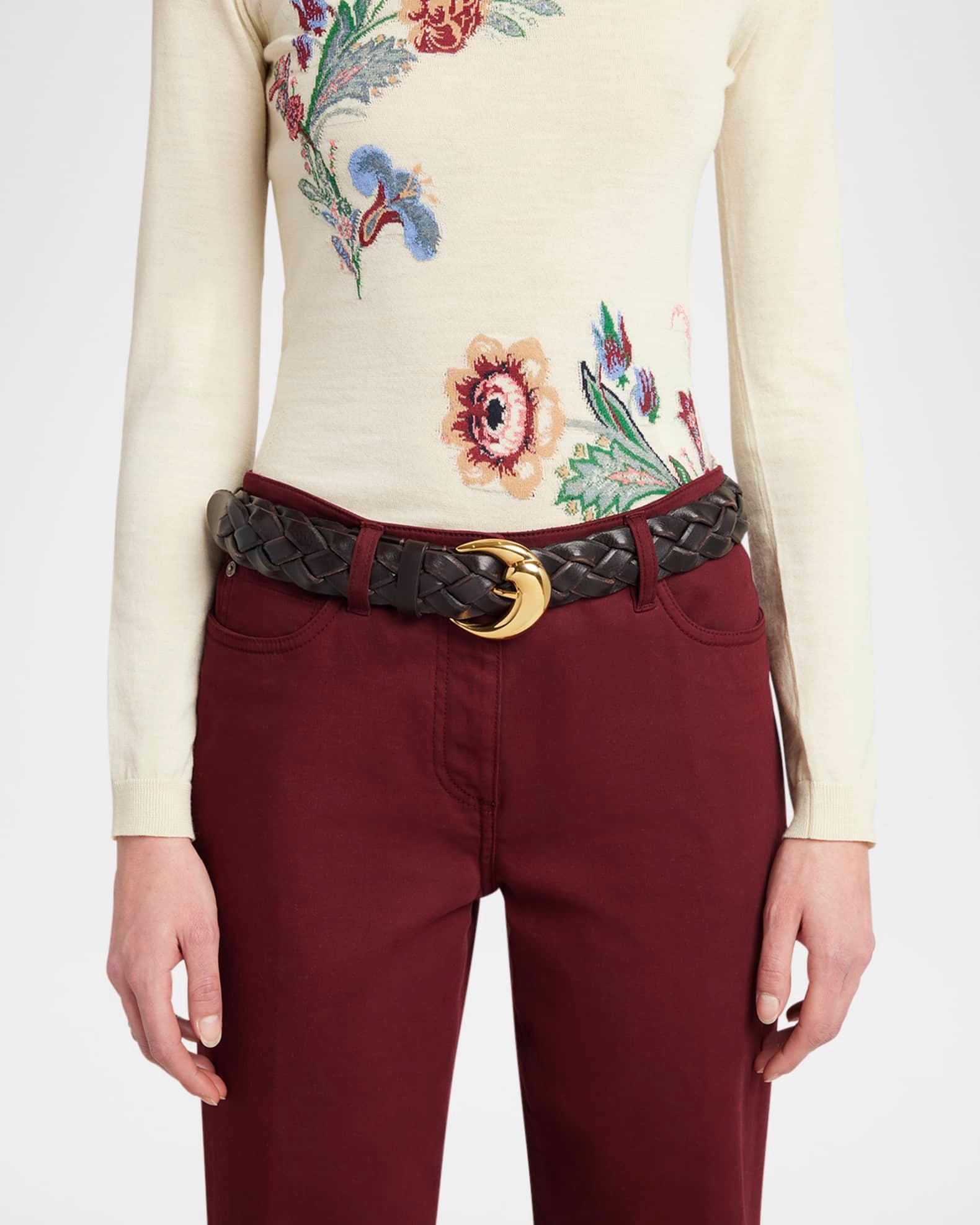 Woven Leather Belt Product Image