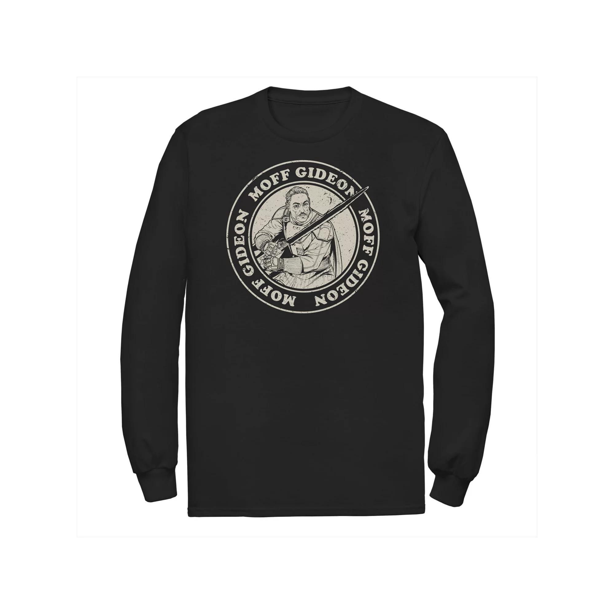 Men's Star Wars The Mandalorian Moff Gideion Badge Stamp Tee, Size: Medium, Black Product Image