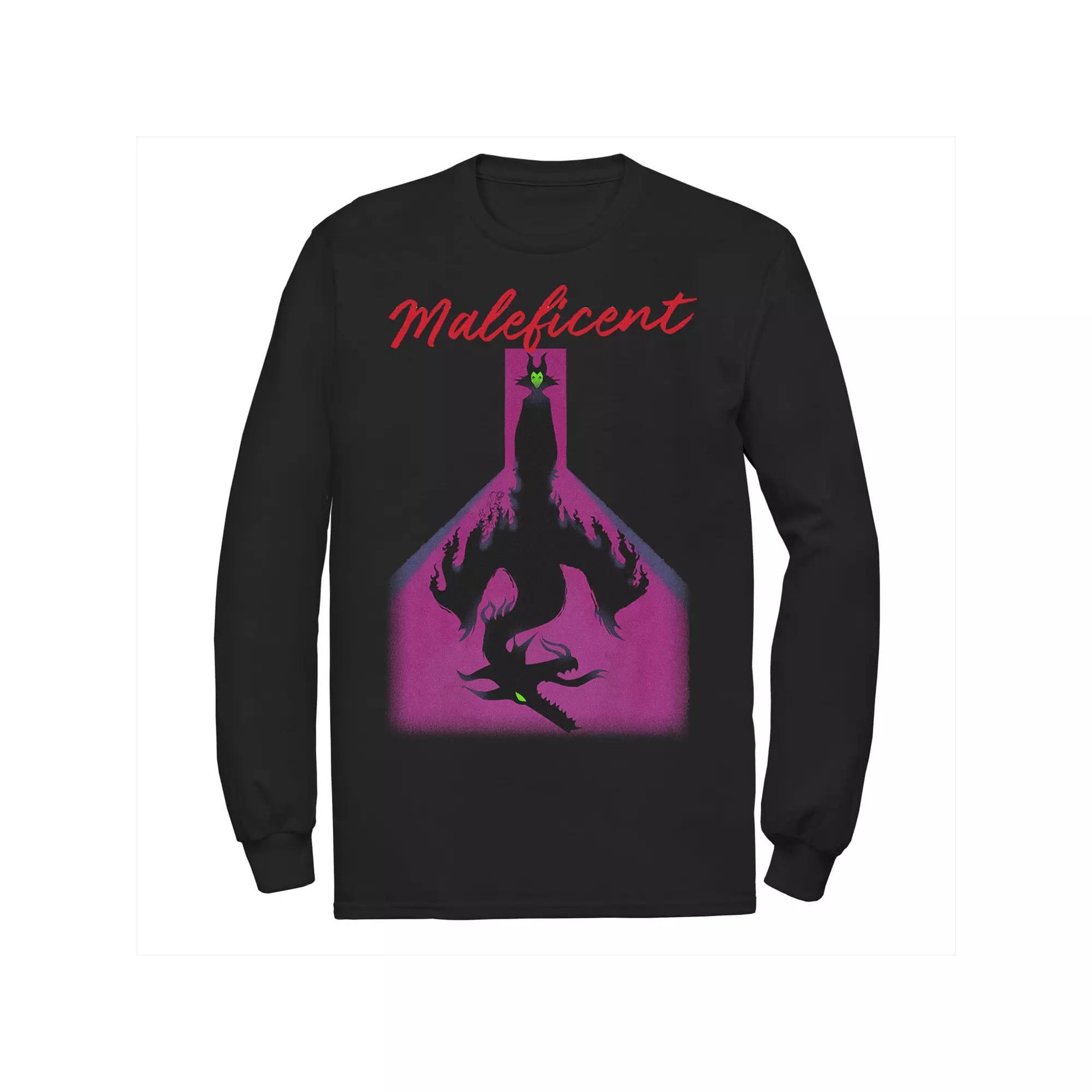 Disneys Maleficent Mens Dragon Shadow Portrait Tee Product Image