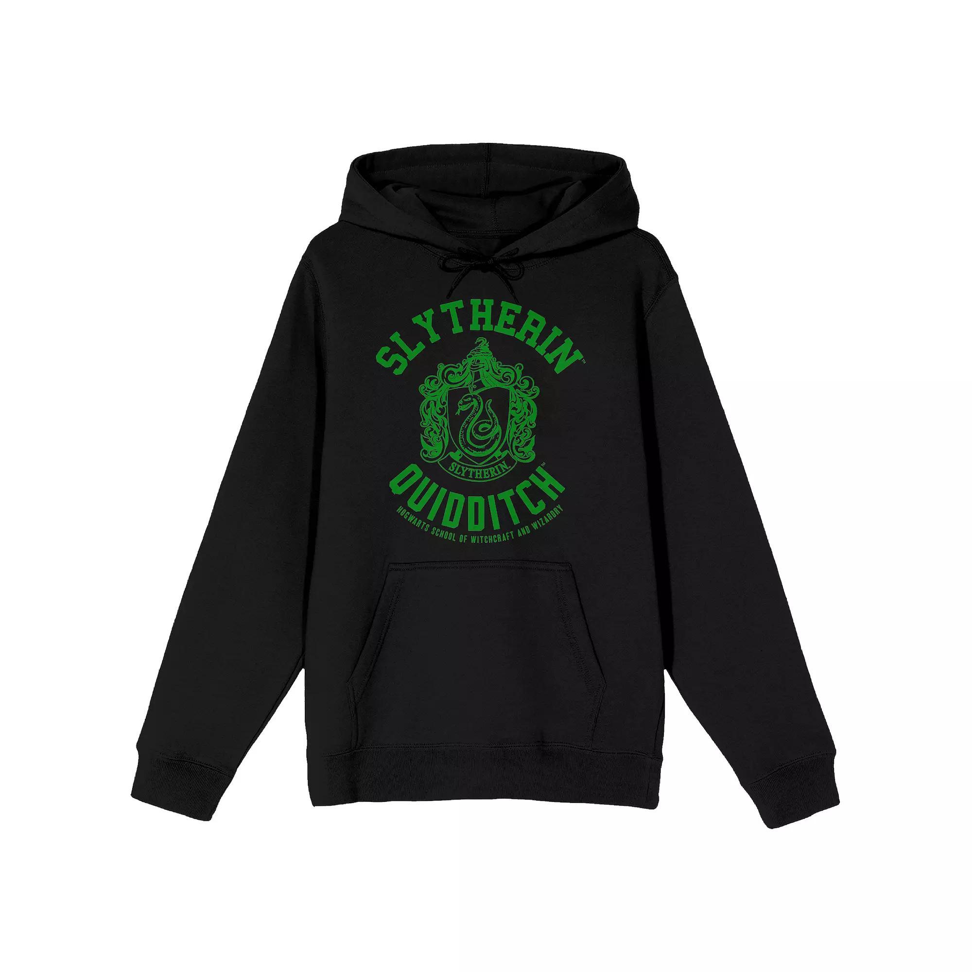 Men's Harry Potter Slytherin Quidditch Seal Graphic Hoodie, Size: Large, Black Product Image