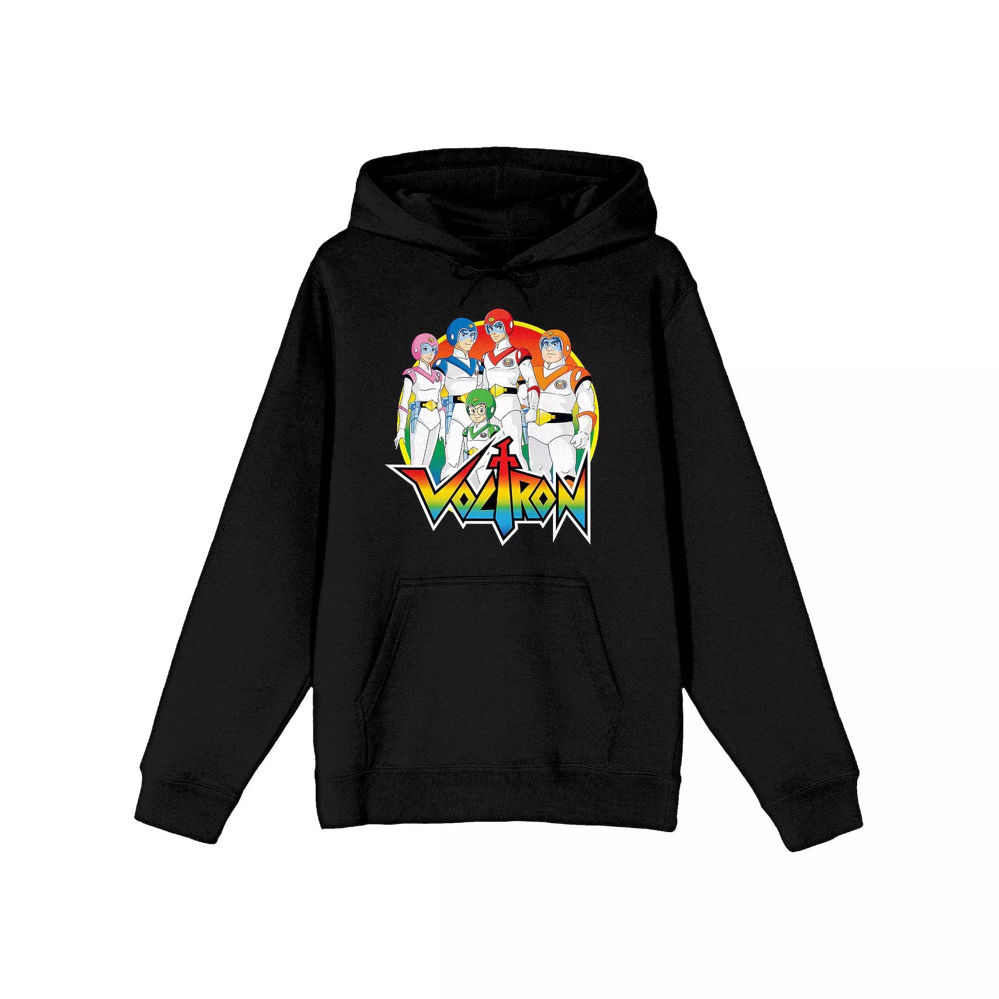 Men's Voltron Defender Graphic Hoodie, Size: Small, Black Product Image