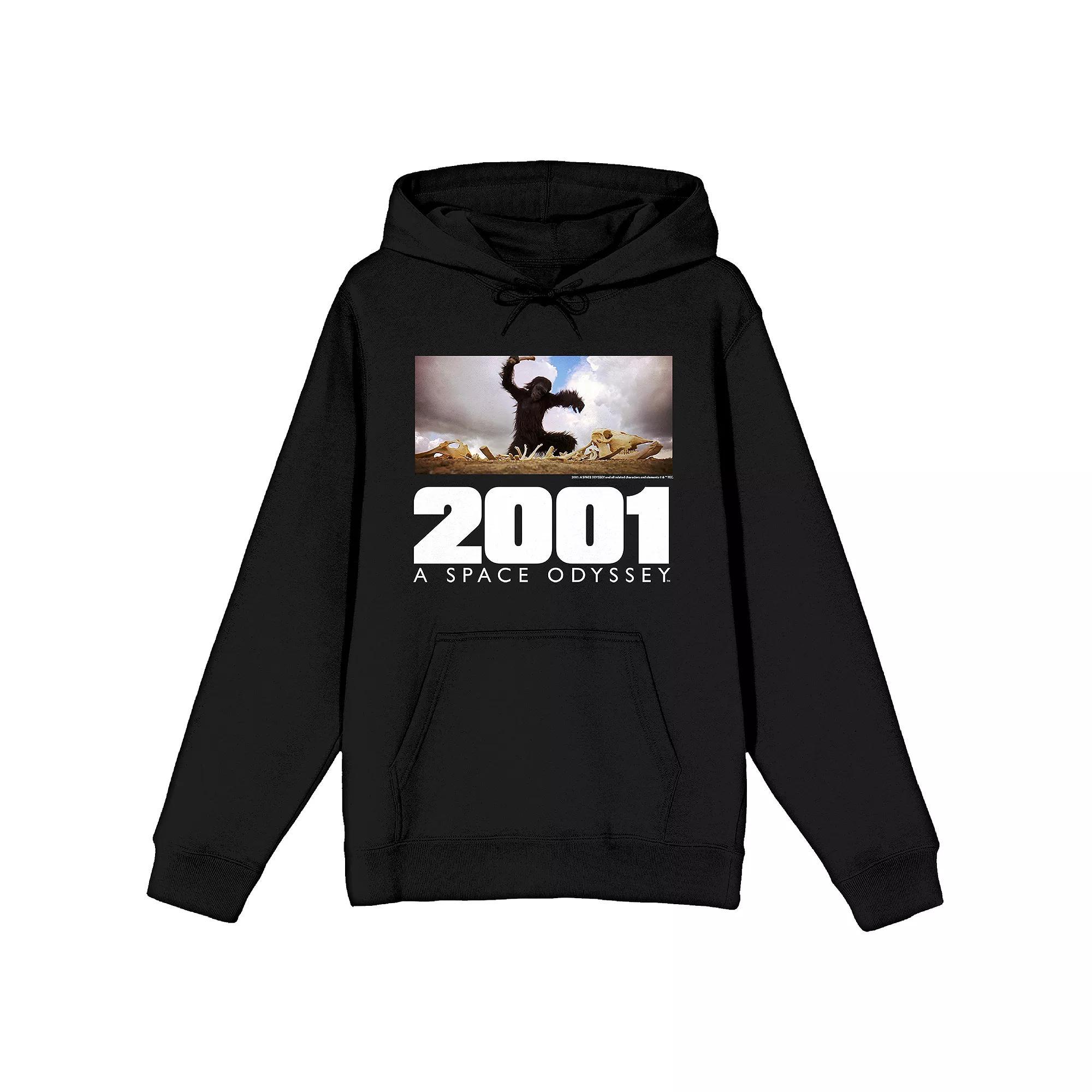 Men's 2001 A Space Odyssey Monkey Hoodie, Size: Medium, Black Product Image