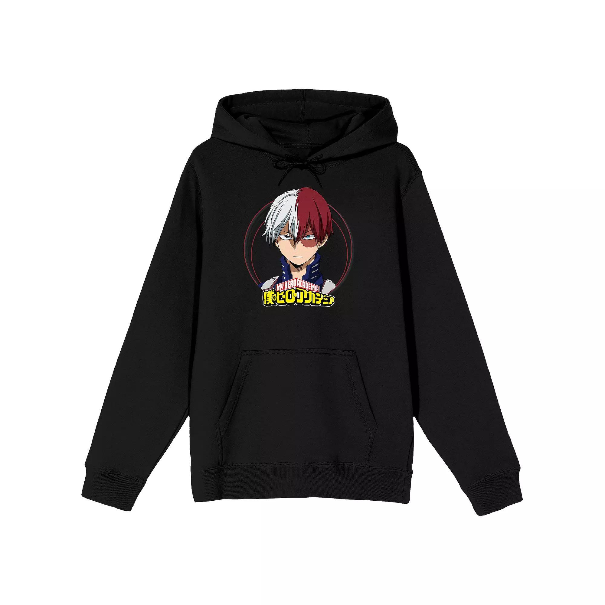 Men's My Hero Academia Shoto Graphic Hoodie, Size: Medium, Black Product Image