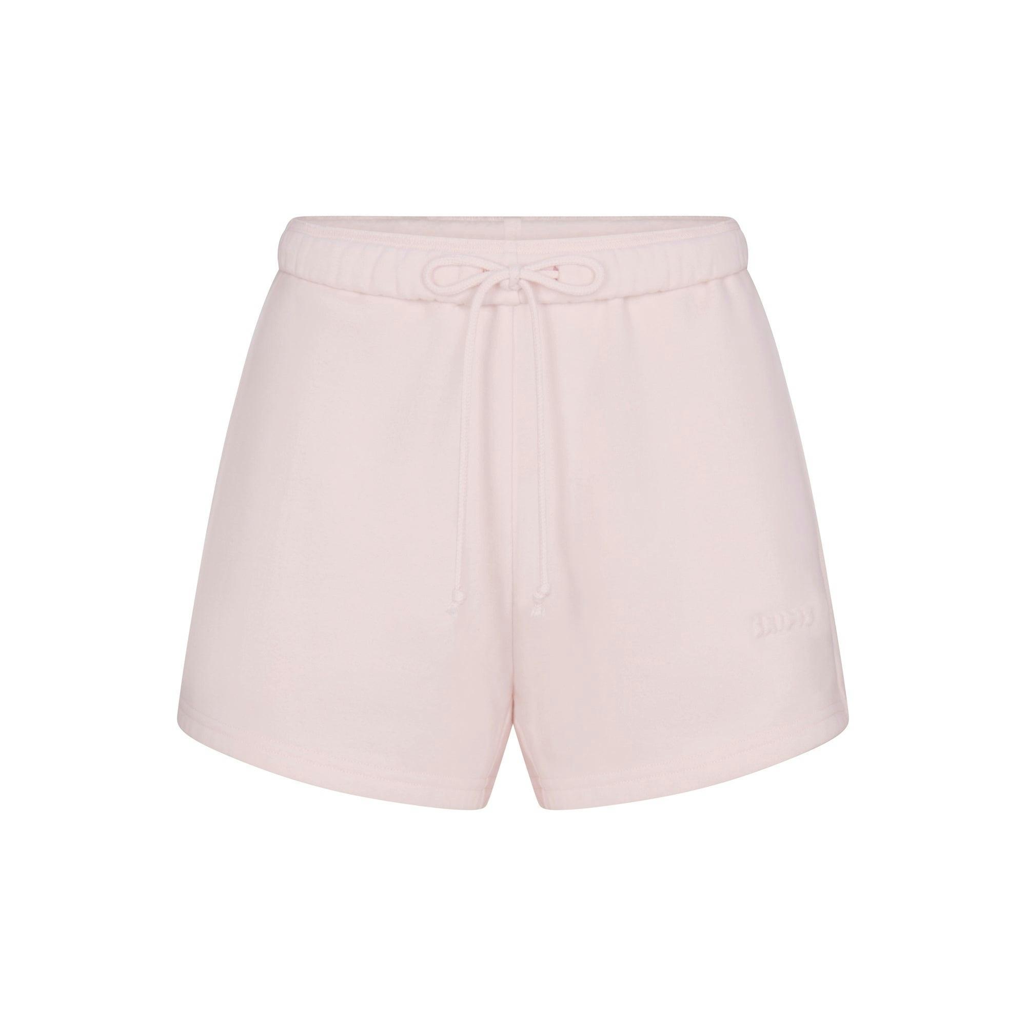 COTTON FLEECE CLASSIC SHORT | BARELY PINK Product Image