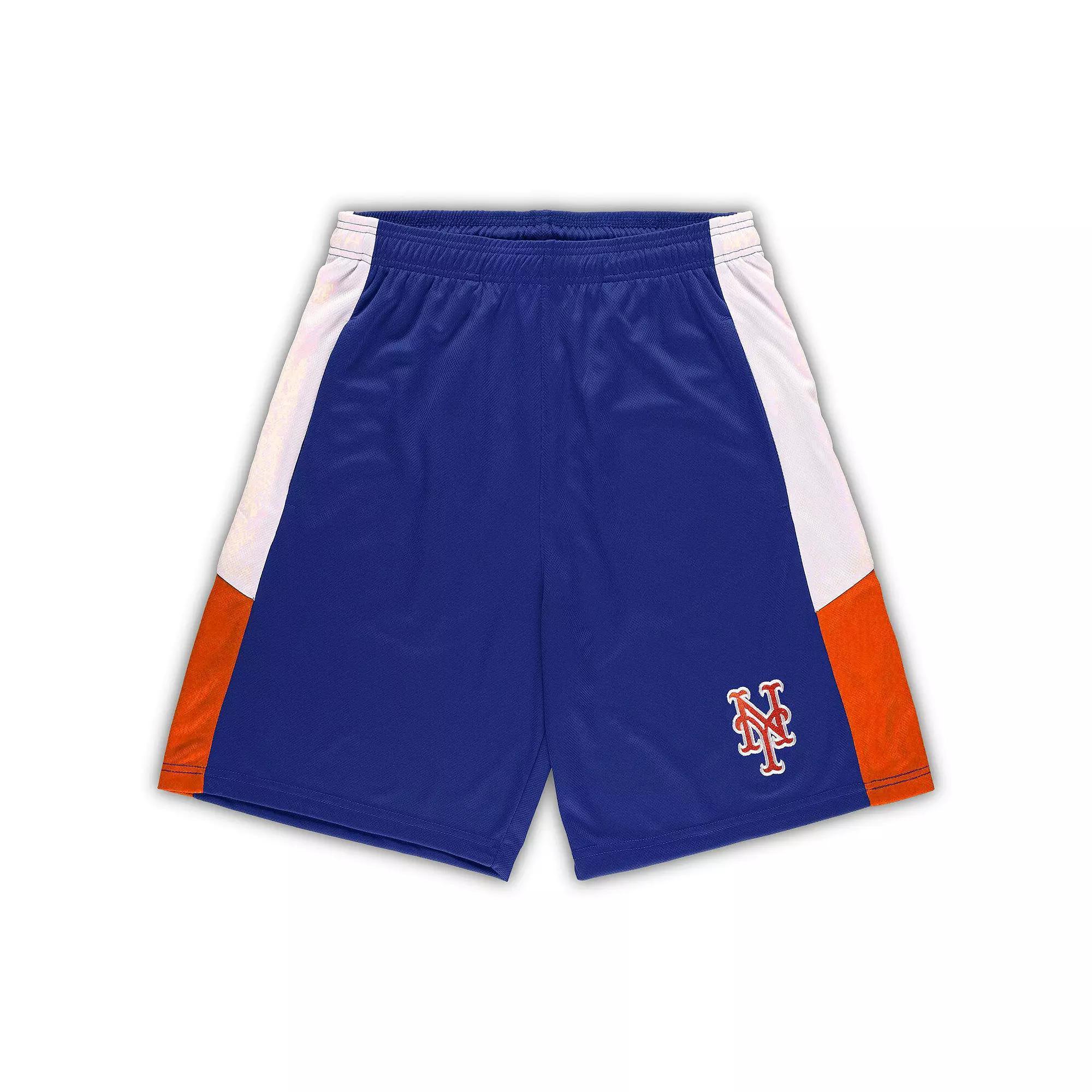 Men's Royal New York Mets Big & Tall Team Shorts, Size: 3XB, Blue Product Image