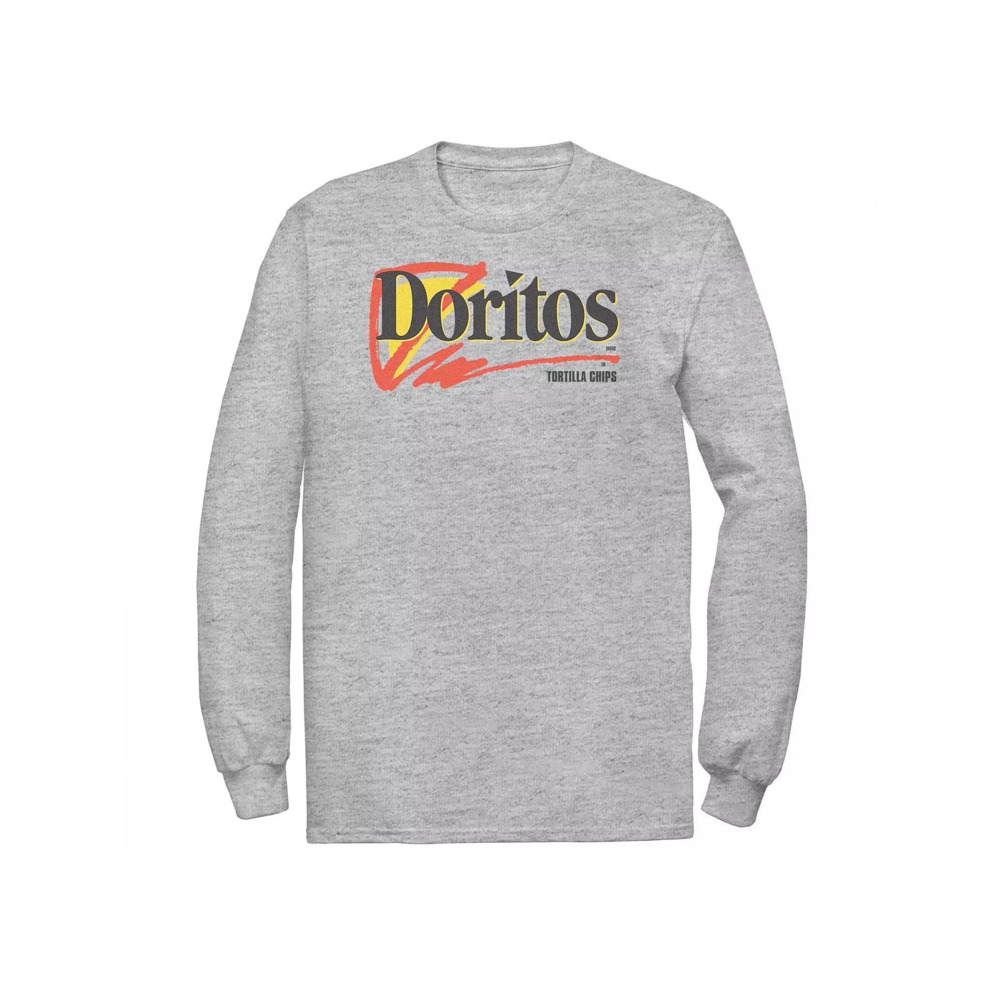 Big & Tall Doritos Tortilla Chips Logo Tee, Men's, Size: 5XB, Athletic Grey Product Image