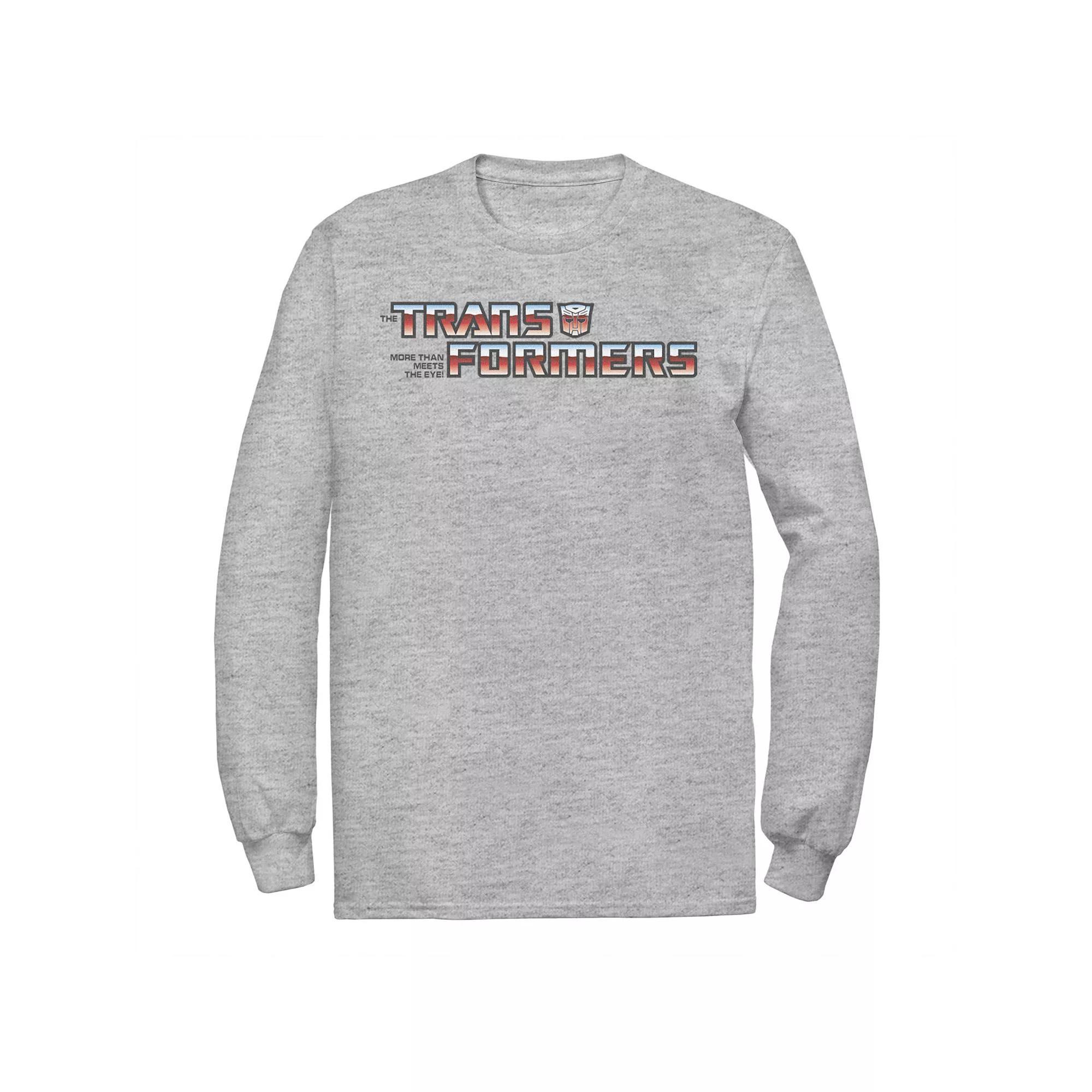 Men's Transformers Autobots Logo Title Graphic Tee, Size: XL Tall, Athletic Grey Product Image