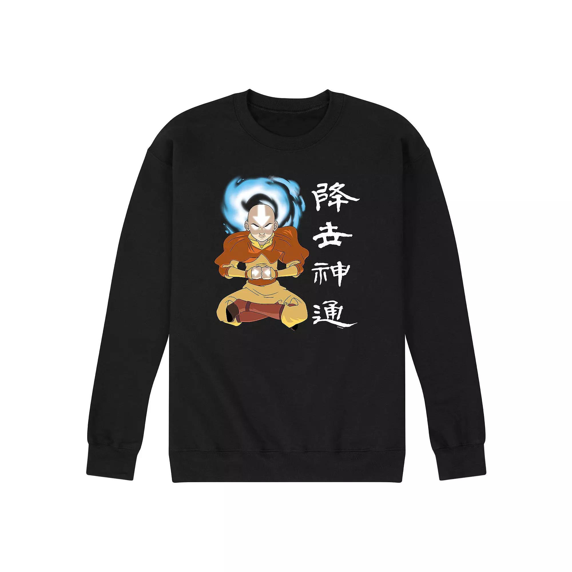 Mens Avatar Aang With Characters Sweatshirt Product Image