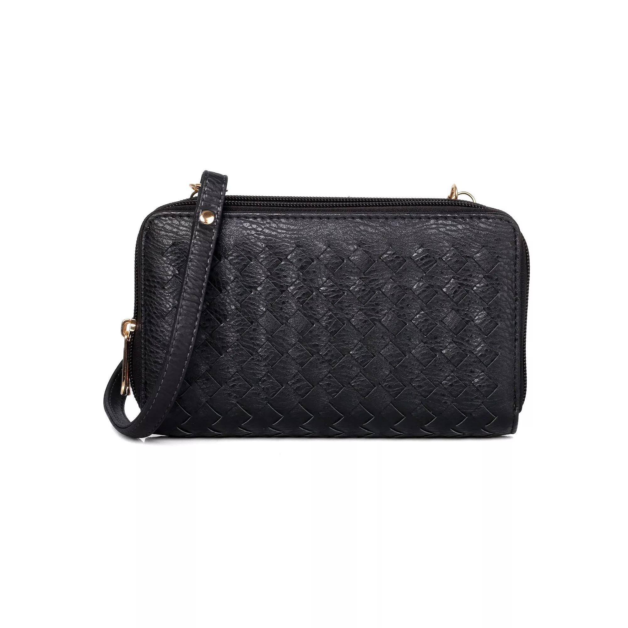 Womens Karla Hanson RFID-Blocking Ellen Woven Crossbody Phone Wallet Product Image
